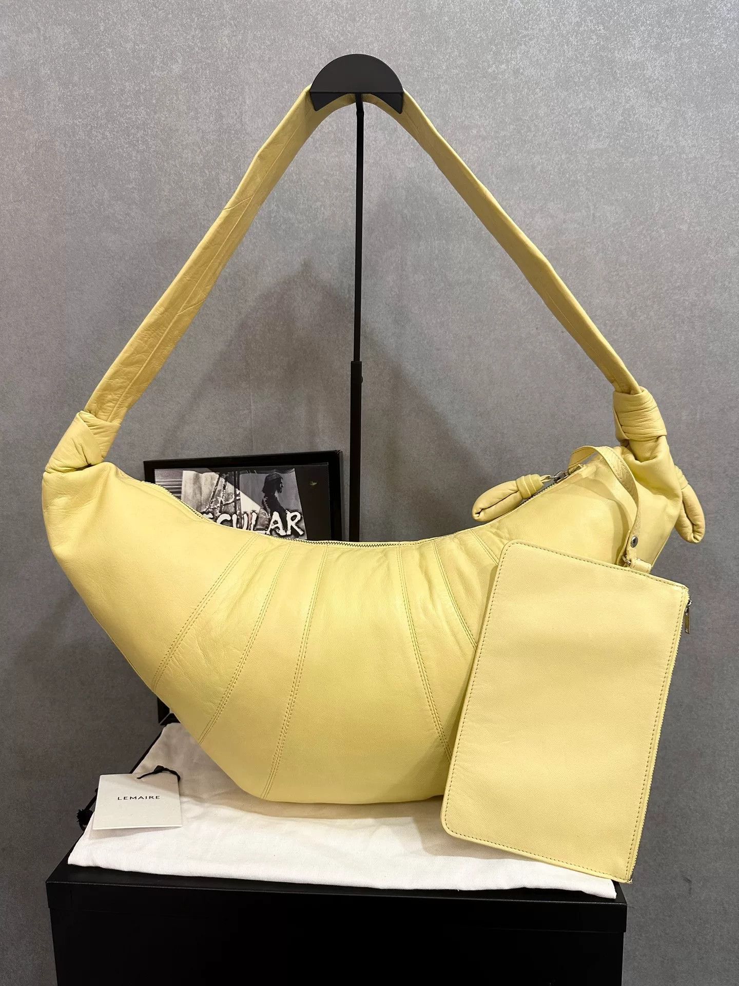 Lemaire Lemaire Oversized Ginger Croissant Bag Size ONE SIZE - 1 Thumbnail