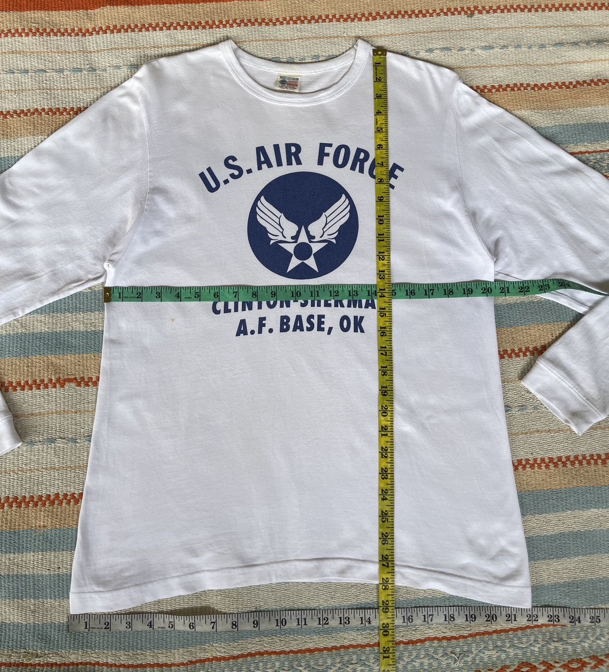 Buzz Rickson's Vintage 80s🔥BUZZ RICKSON🔥USA AIR FORCE Long Sleeve Tshirt Size US L / EU 52-54 / 3 - 9 Thumbnail