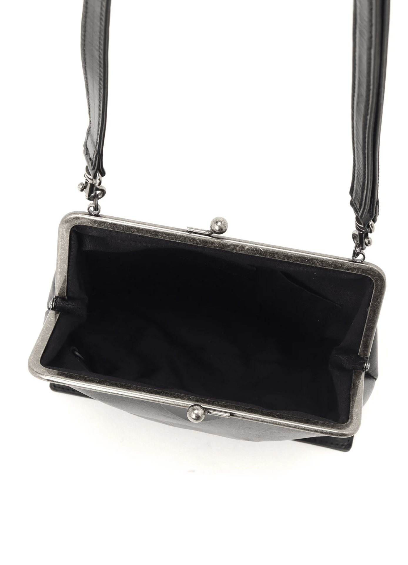 Yohji Yamamoto Y's Yohji Yamamoto MATTE SMOOTH LEATHER METAL CLASP POCHETTE Size ONE SIZE - 5 Thumbnail