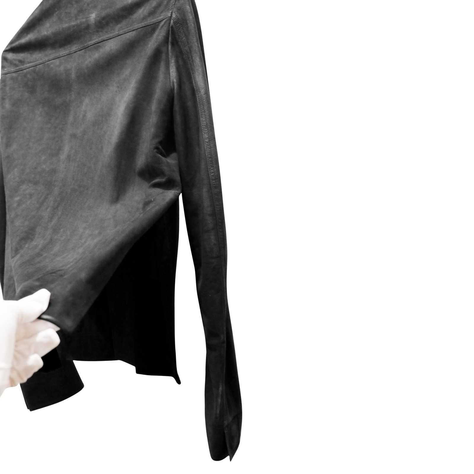Rick Owens 🔴 Rick Owens Mollino Lambskin Suede Jacket Size US M / EU 48-50 / 2 - 7 Thumbnail