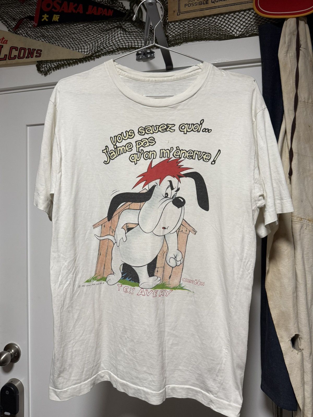 Vintage 1943 Droopy Tex Avery Cartoon shirt Size US L / EU 52-54 / 3 - 1 Thumbnail