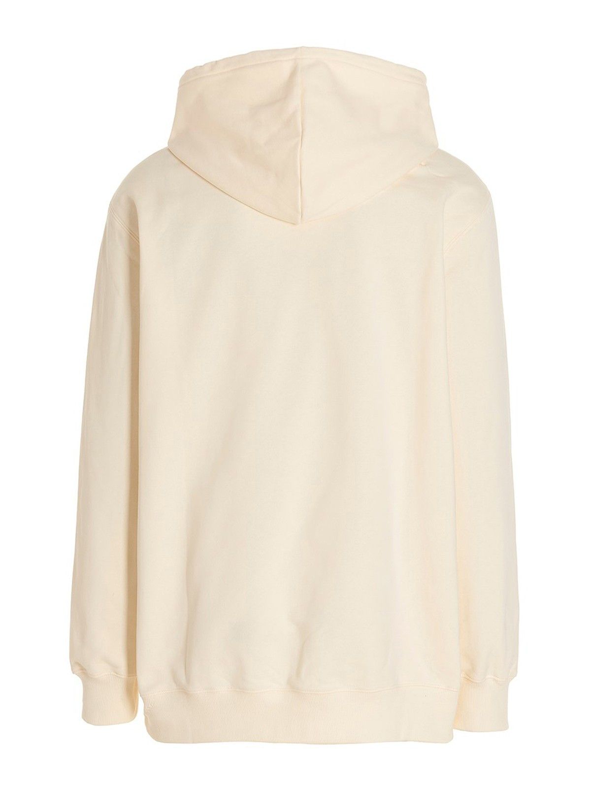 Lanvin o1y0225 Embellished Logo Hoodie in Ivory Size US L / EU 52-54 / 3 - 2 Thumbnail