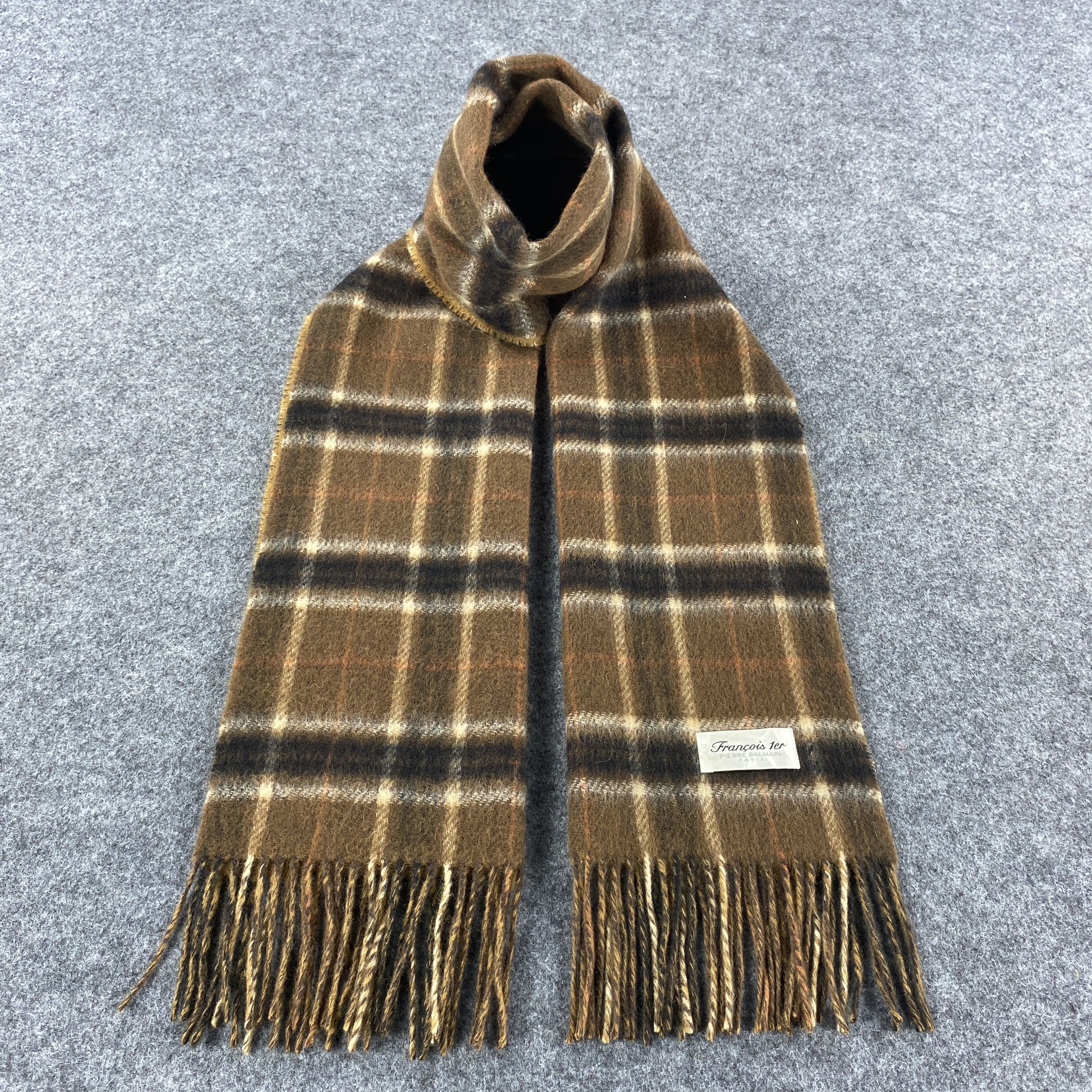 Pierre Balmain × Vintage Pierre Balmain Scarf # Muffler # Neckwear # D408 Size ONE SIZE - 1 Thumbnail