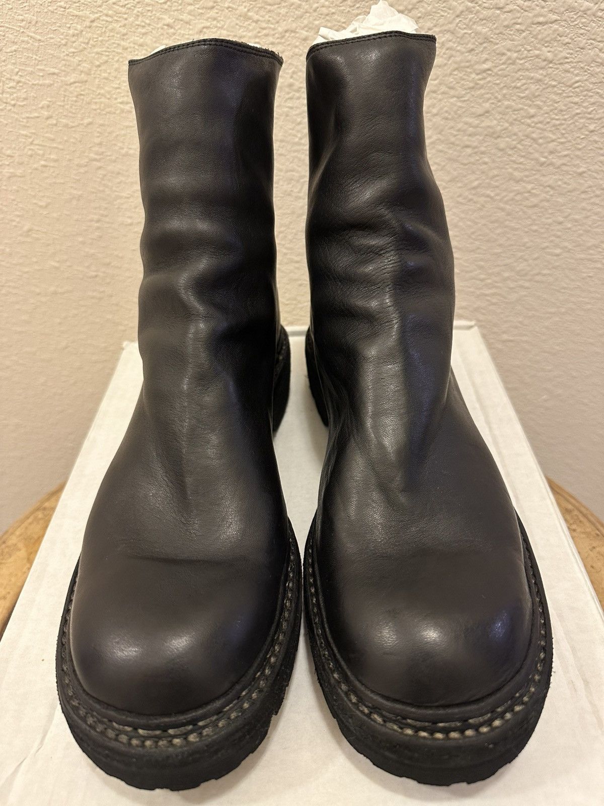 Guidi Guidi 796V_N Back Zip Black Leather Boots EU 43 US 10 | Grailed