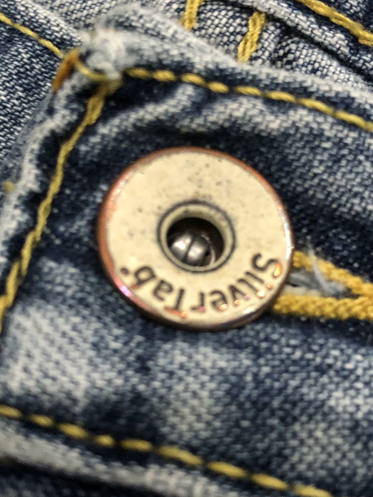 Levi's Vtg Y2K 2005 Levi’s SilverTab Baggy Jean Shorts Size US 32 / EU 48 - 6 Thumbnail