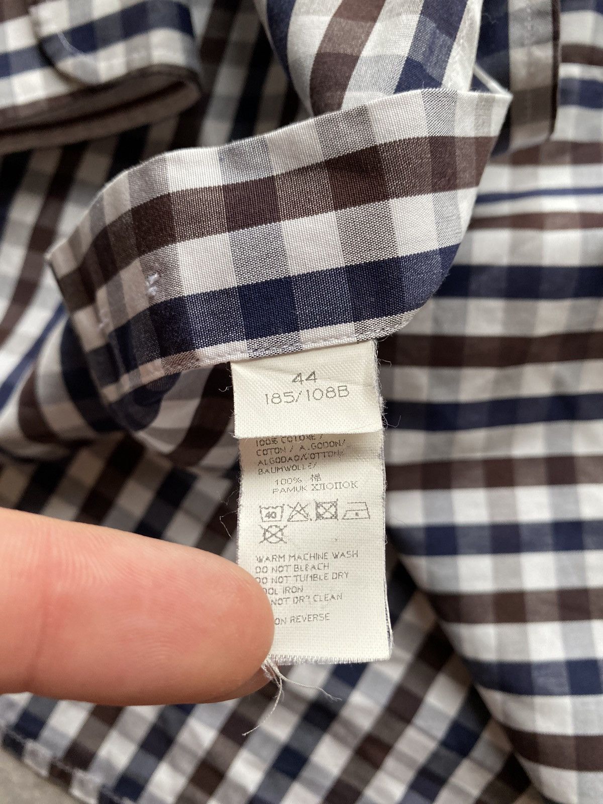 Paul & Shark Paul & Shark Yachting Geometric Shirt Button Made in Italy Size US XL / EU 56 / 4 - 12 Thumbnail