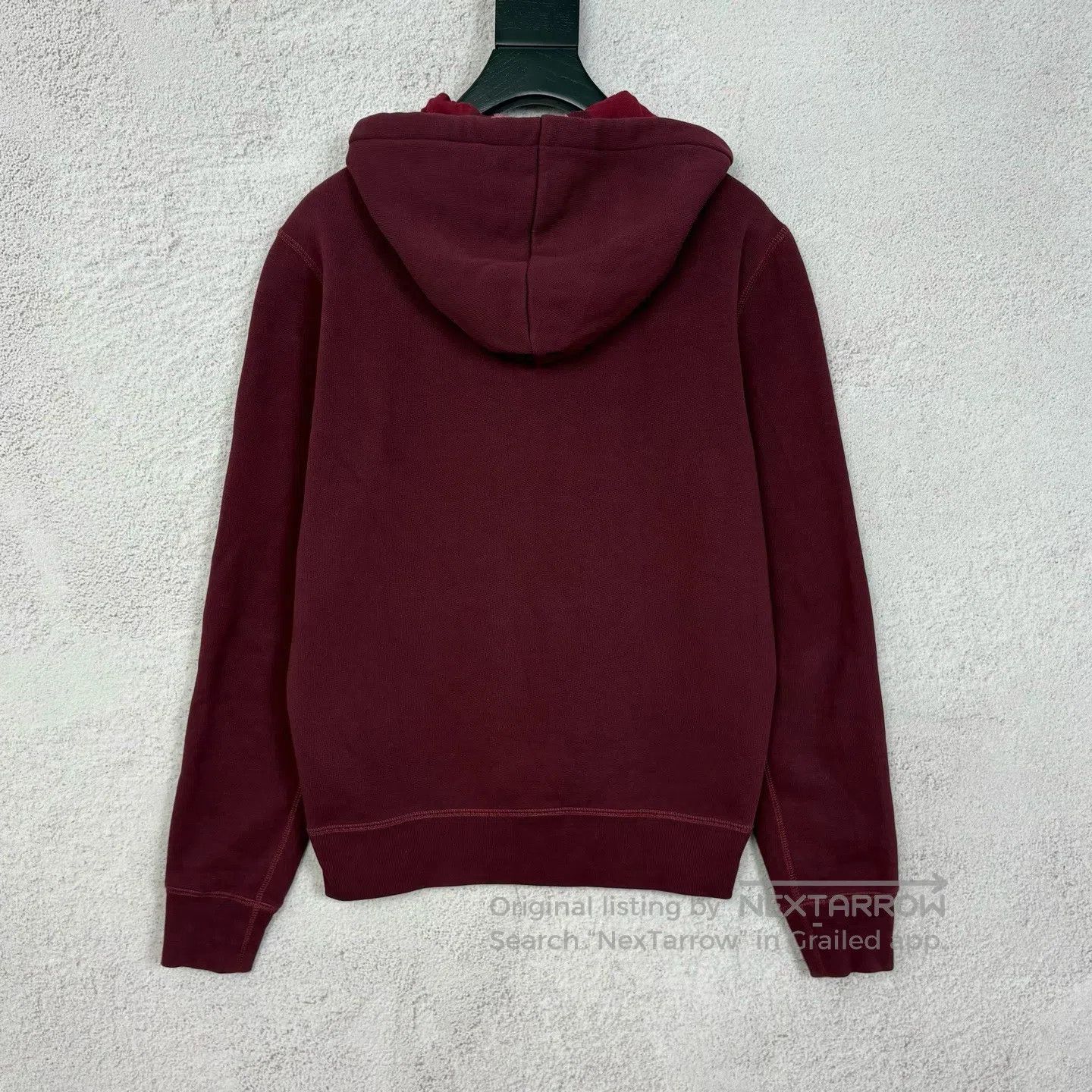 Burberry Burberry Red wine-colored zipper combat spurs embroidered Size US XS / EU 42 / 0 - 2 Thumbnail