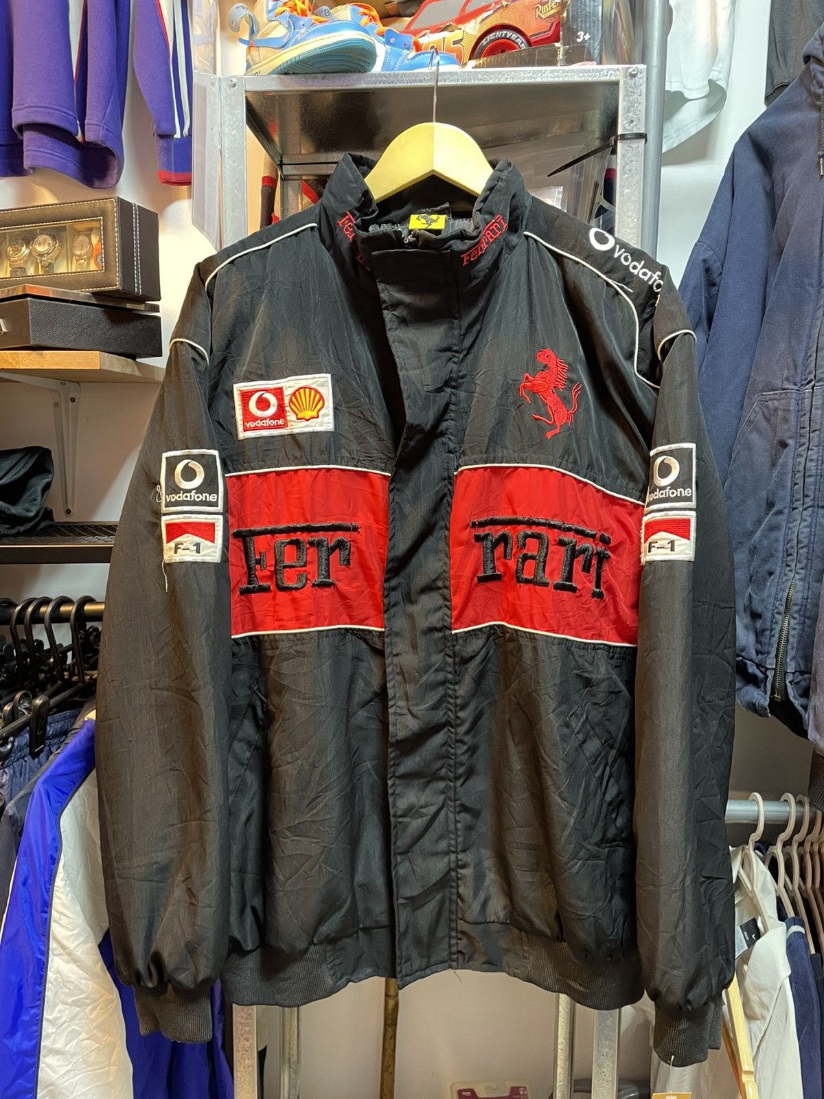 Ferrari Y2K F1 Ferrari Bomber Jacket Size US XXL / EU 58 / 5 - 1 Thumbnail