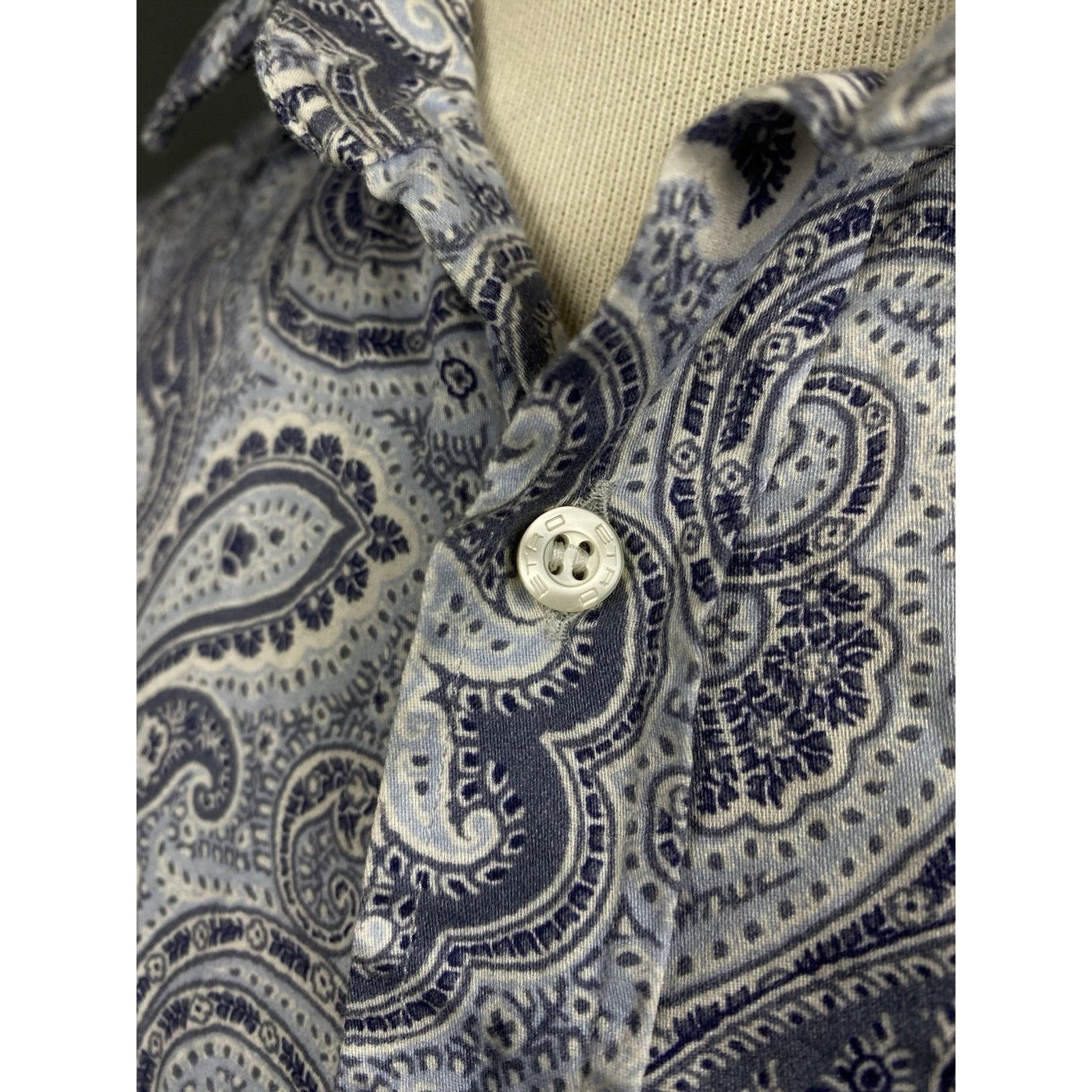 Etro Etro Paisley Men's Blue Longsleeve Shirt Size XL Size US XL / EU 56 / 4 - 8 Thumbnail