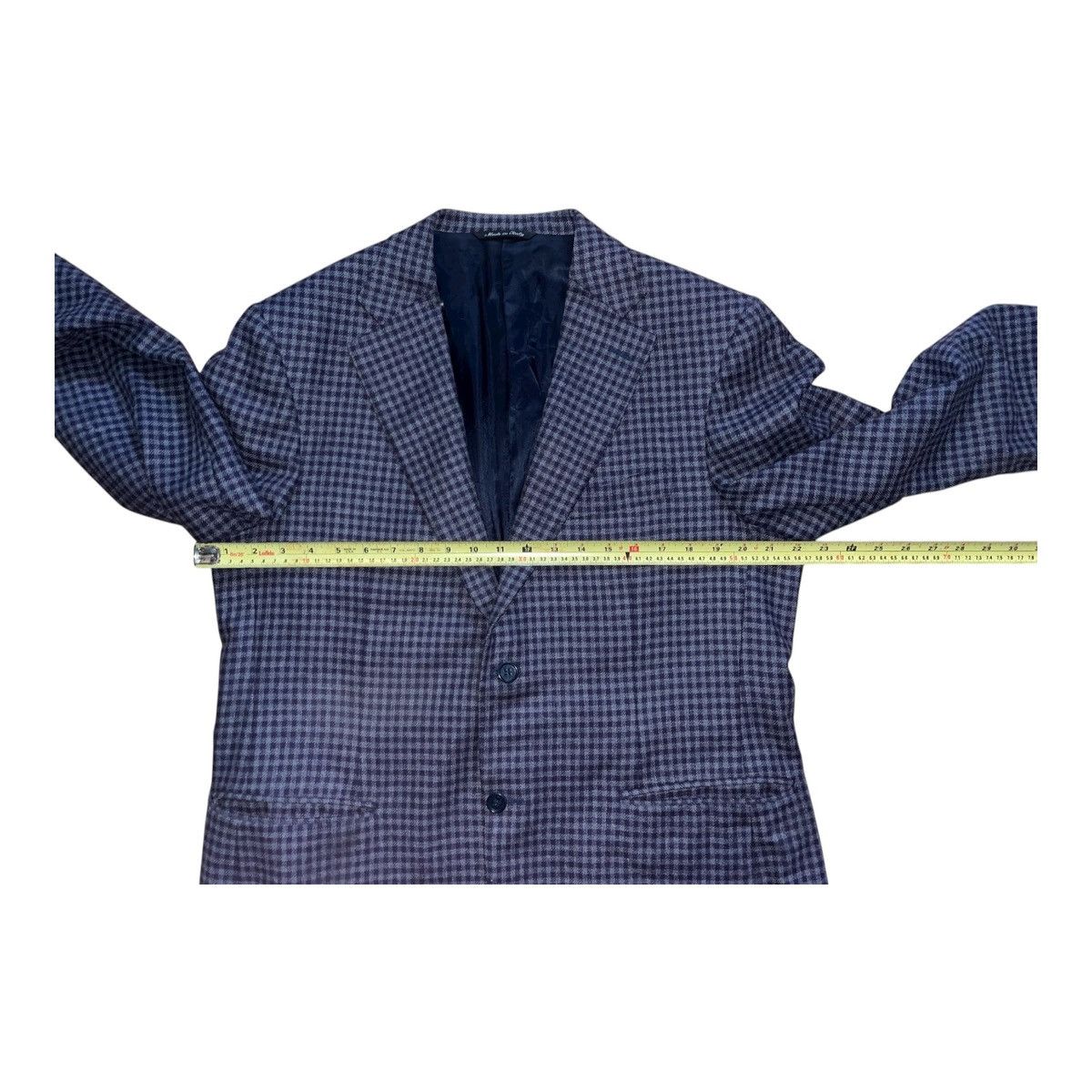 Canali CANALI Harry Rosen L 15280 100% Wool Check Jacket Size 54R Size US L / EU 52-54 / 3 - 9 Thumbnail