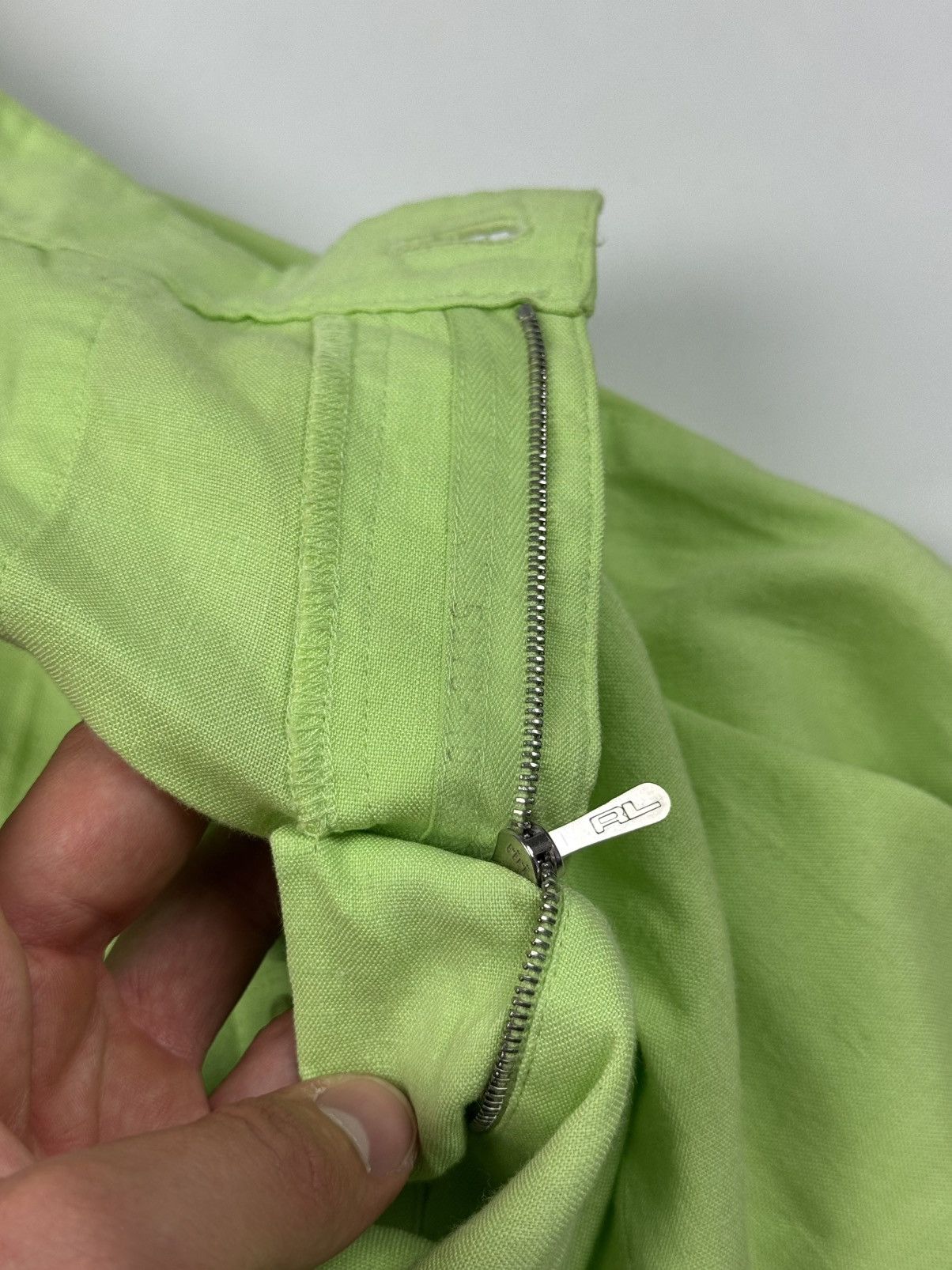 Ralph Lauren Black Label Ralph Lauren Black Label Linen Blend Capri Cargo Pants Size 27" / US 4 / IT 40 - 10 Thumbnail