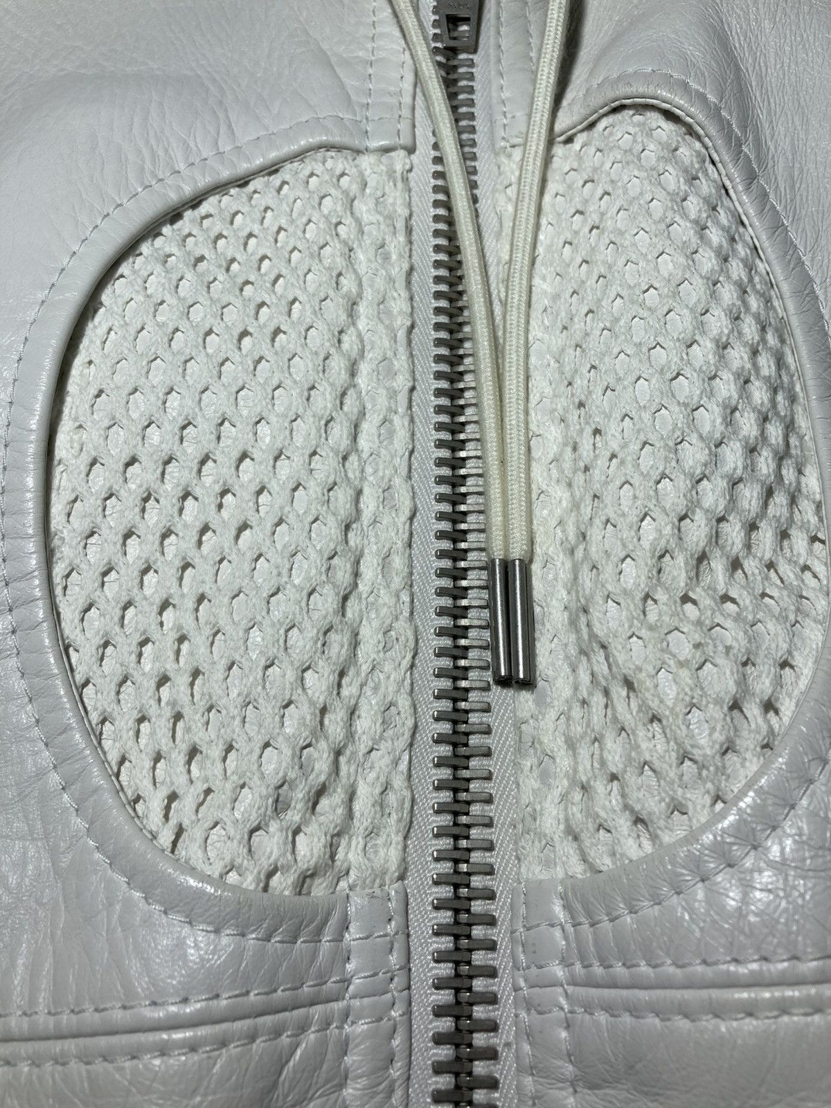 Celine SS22 Celine Leather Bonded Mesh Hooded Teddy Jacket 44 Hedi Size US XS / EU 42 / 0 - 2 Thumbnail