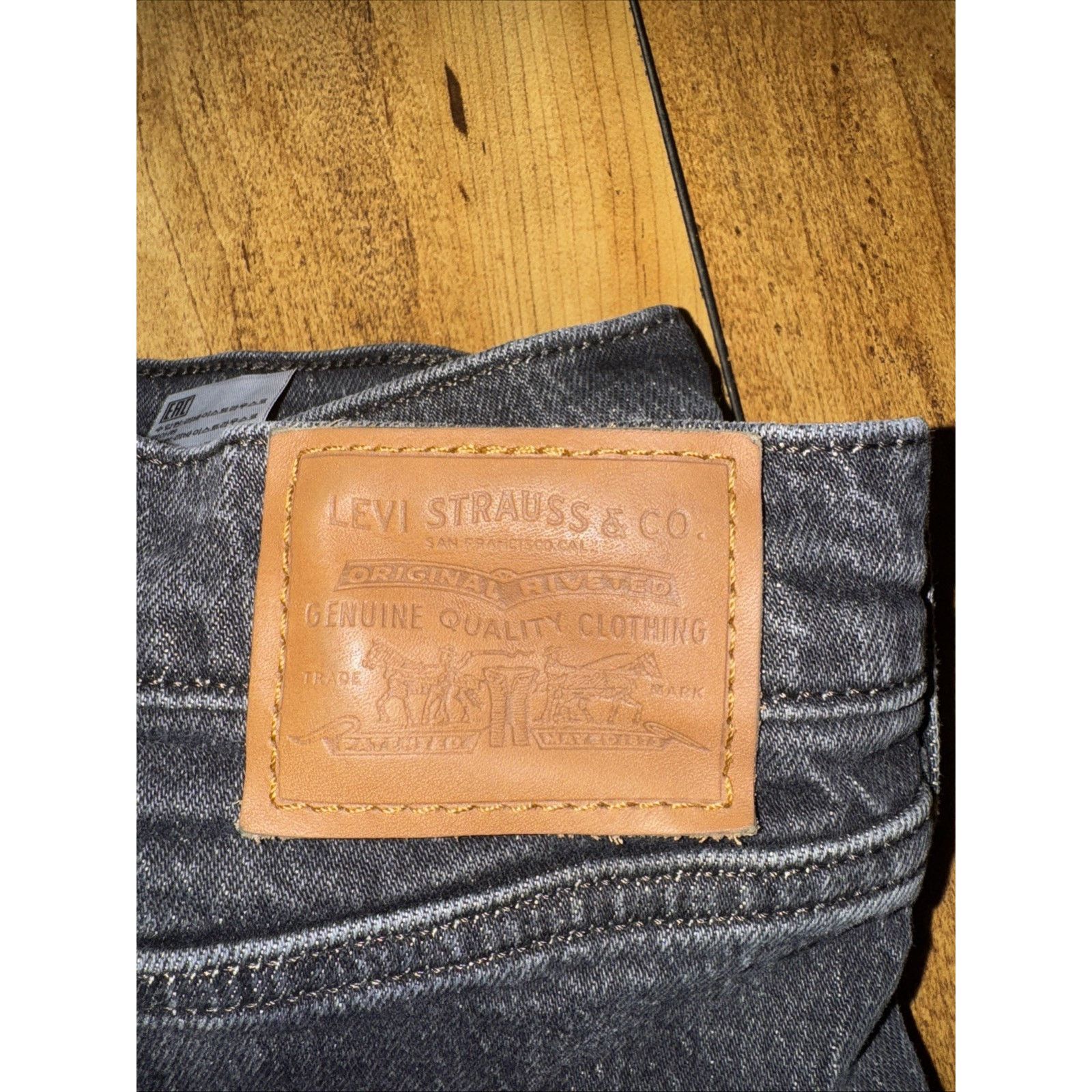Levi's Levi’s Premium 70s High Flare Denim Jeans Black 16W 38x34 Size 38" / US 16 / IT 52 - 2 Thumbnail