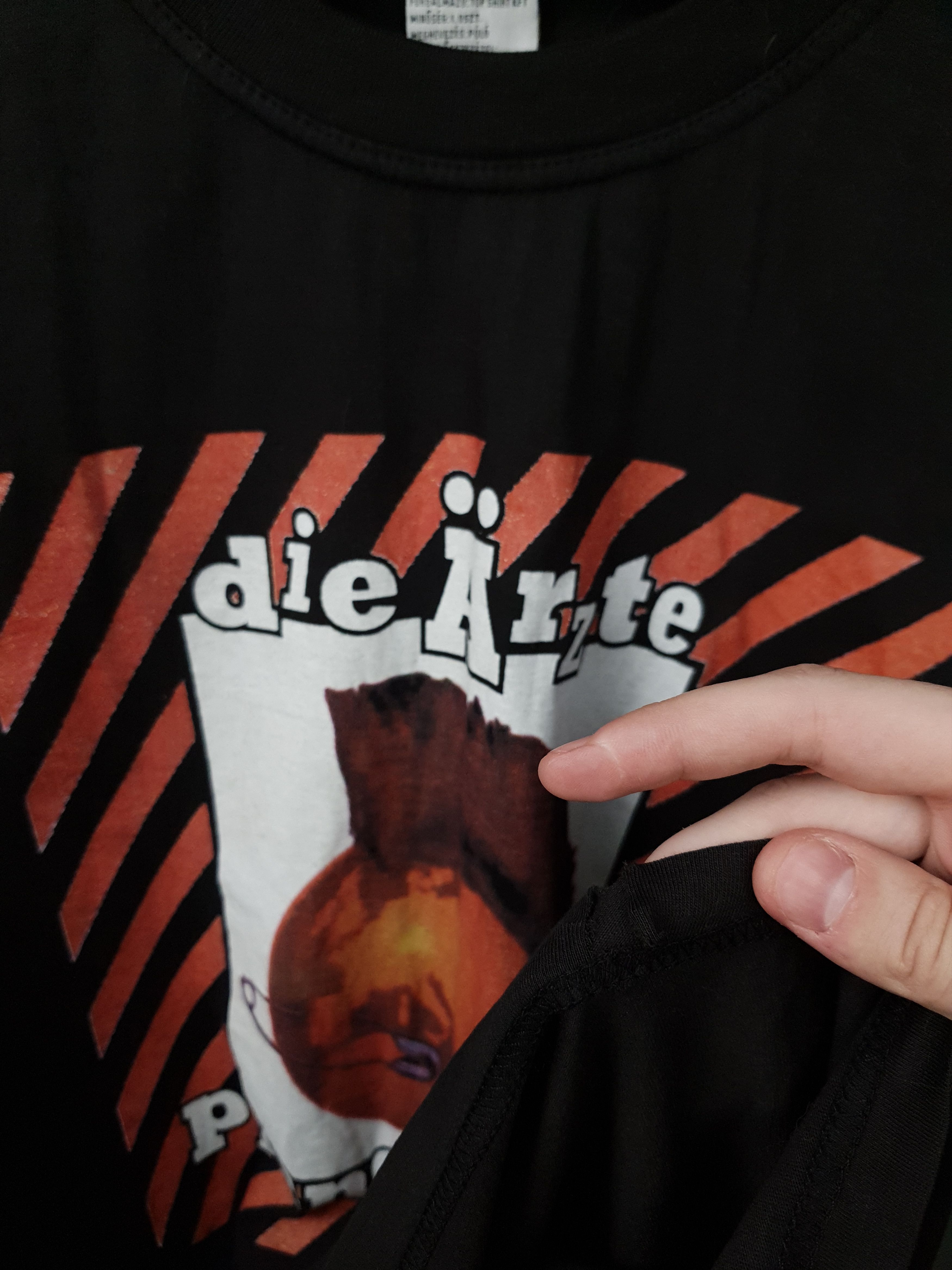 Band Tees × Vintage Die Arze Planet Punk Vintage Tour Promo Graphic T Shirt Size US XL / EU 56 / 4 - 4 Thumbnail