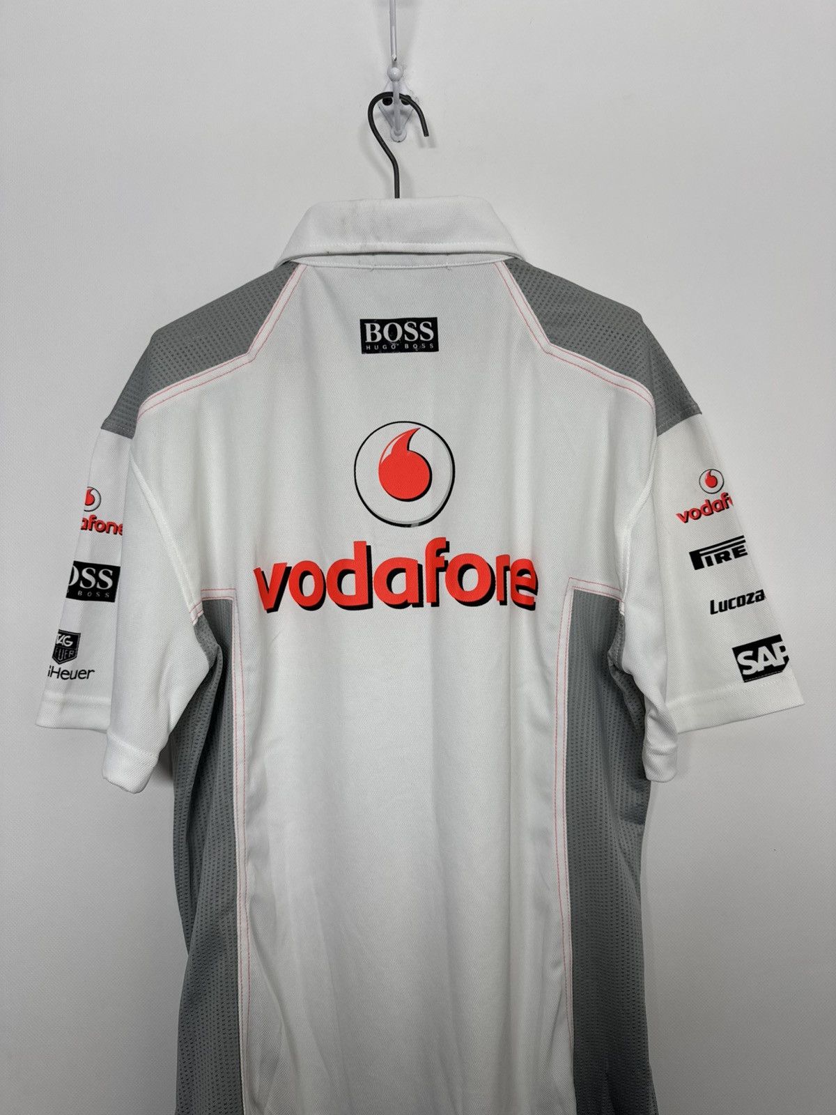 Mercedes-Benz Vintage Y2k Mercedes Benz Vodafon Racing Jersey T-Shirt 90’s Size US L / EU 52-54 / 3 - 4 Thumbnail