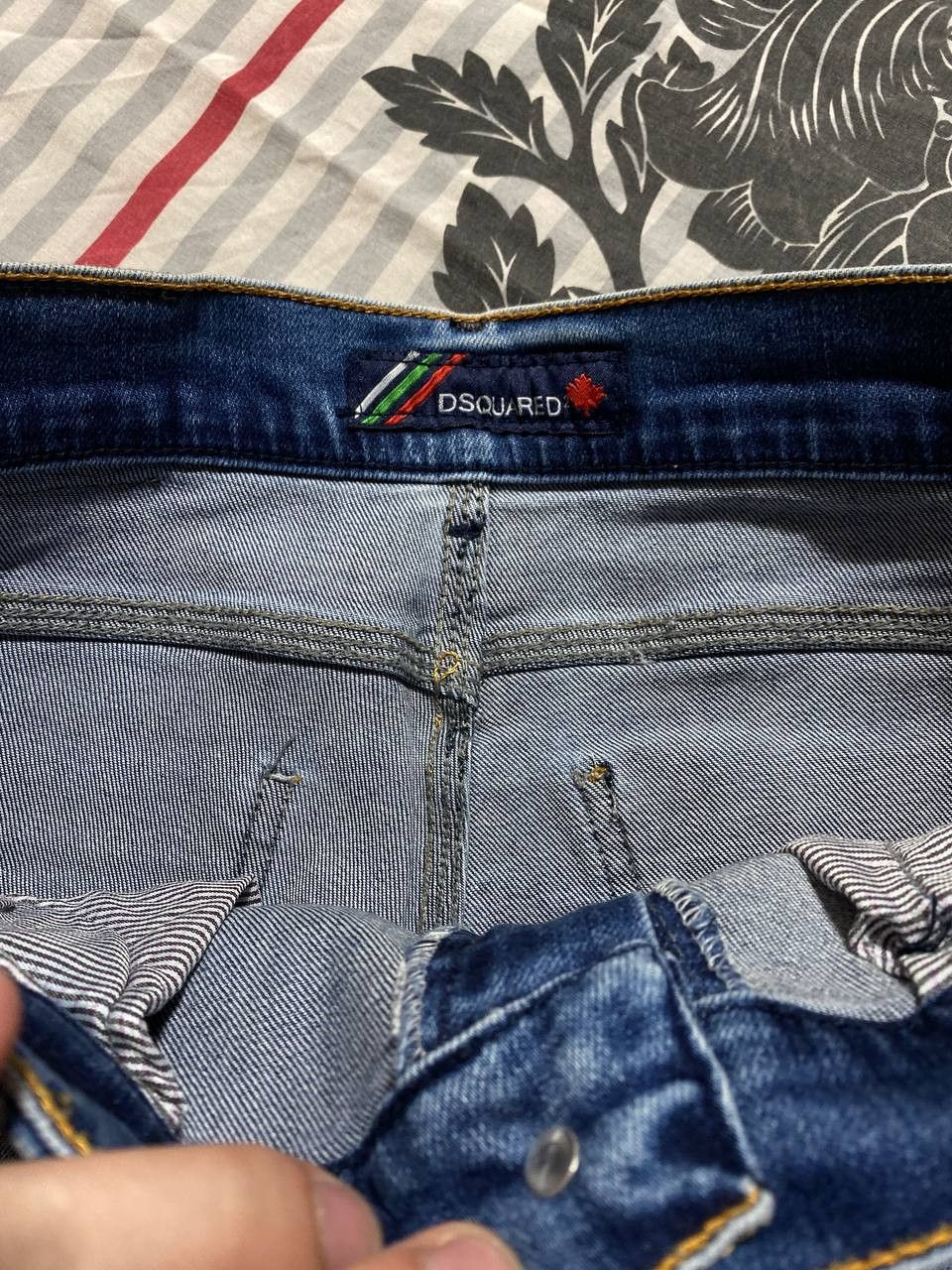 Japanese Brand Crazy Crash Dirty Baggy Faded Jean Japan Avant Garde Style Size US 30 / EU 46 - 19 Thumbnail