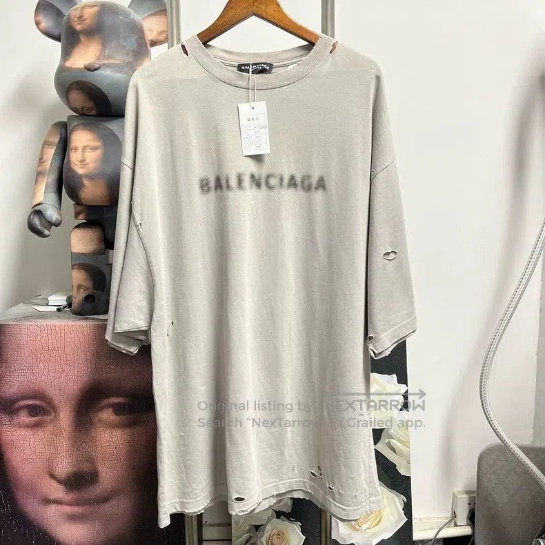 Balenciaga Balenciaga Mosaic Short Sleeve T-shirt. Size US S / EU 44-46 / 1 - 1 Thumbnail