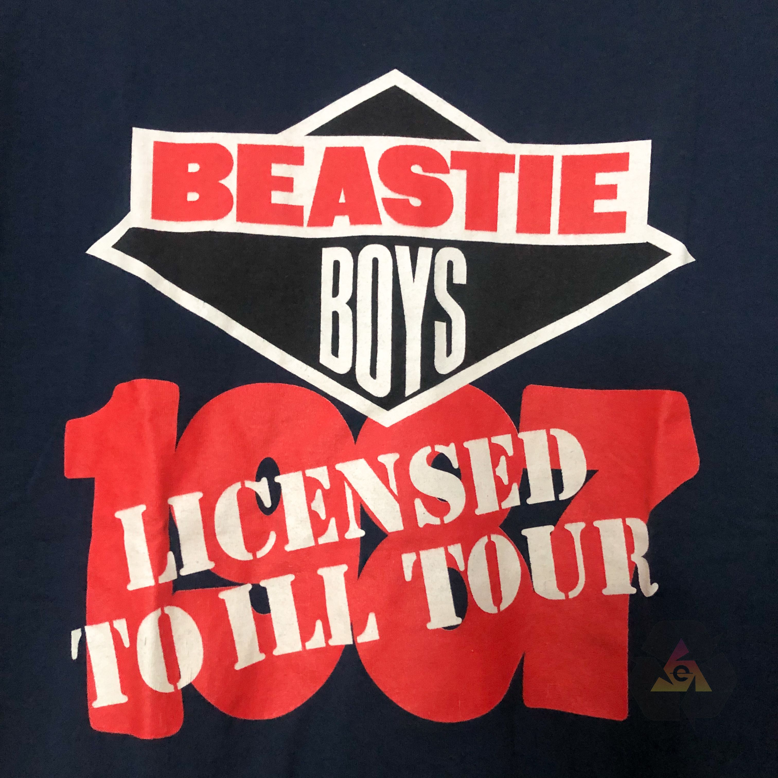 Band Tees Vintage Bestie Boys 1987 Licensed To I'll Tour T-Shirt Size US L / EU 52-54 / 3 - 5 Thumbnail