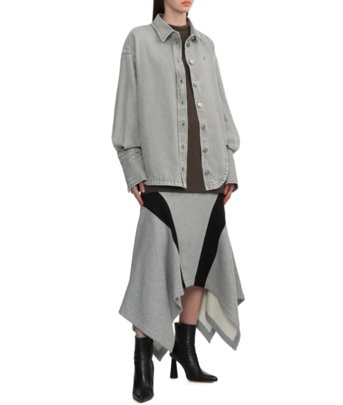 The Attico The Attico cut-out detail asymmetric collar shirt Size S / US 4 / IT 40 - 9 Thumbnail