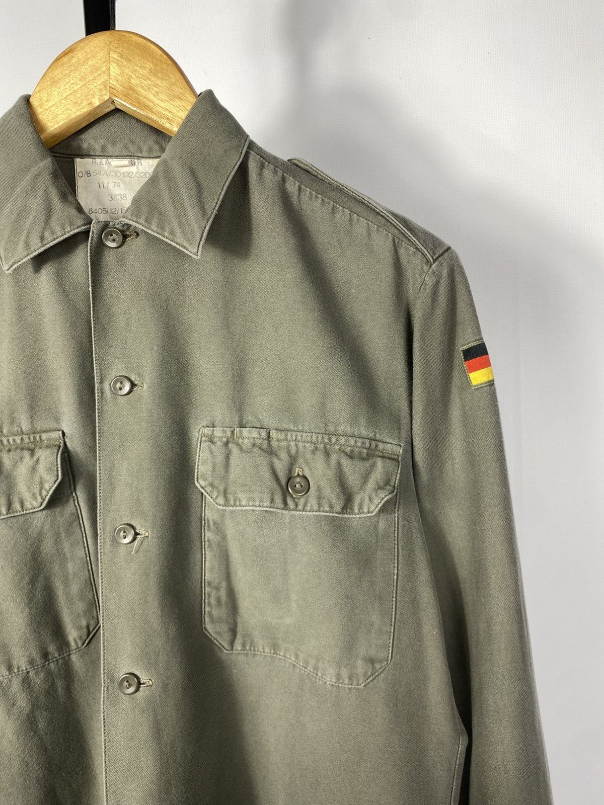 Vintage Vintage 70s Archive Army Military cotton West German jacket Size US S / EU 44-46 / 1 - 5 Thumbnail