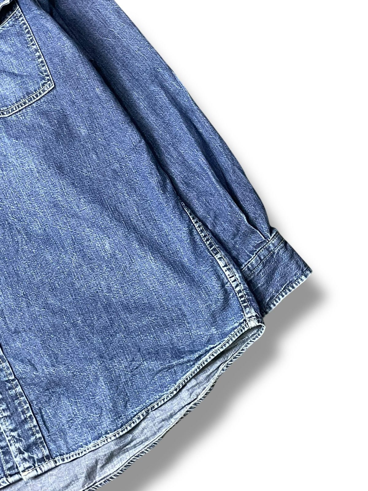 Japanese Brand × UNIONBAY × Vintage Vintage UNION BAY Button Up Denim Shirt (83) Size US L / EU 52-54 / 3 - 3 Thumbnail