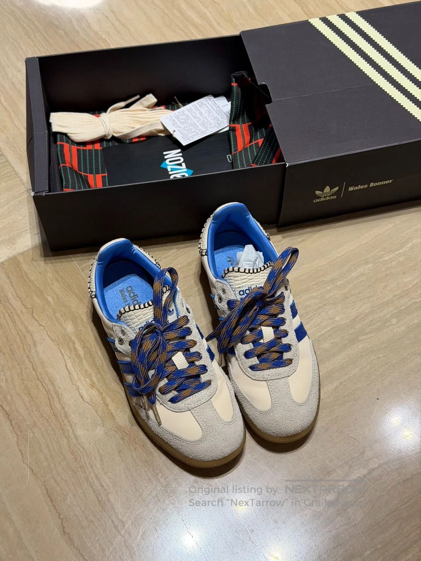 Wales Bonner Wales Bonner x adidas Samba Low Top. Size US 6.5 / IT 36.5 - 3 Thumbnail