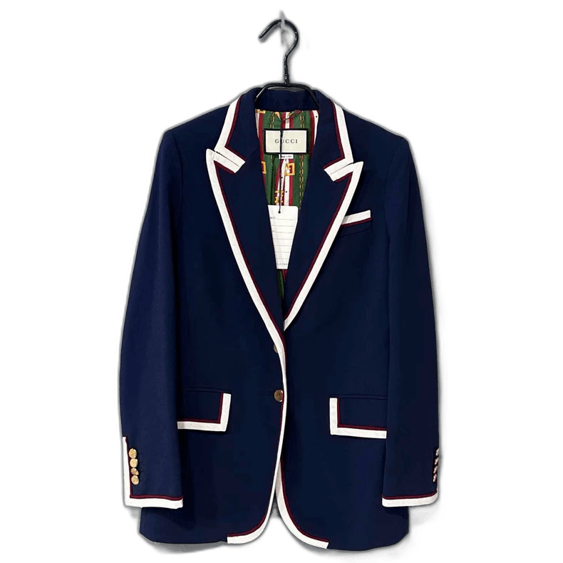 Gucci GUCCI Blazer with Double Button and Trim-yf Size US M / EU 48-50 / 2 - 1 Thumbnail