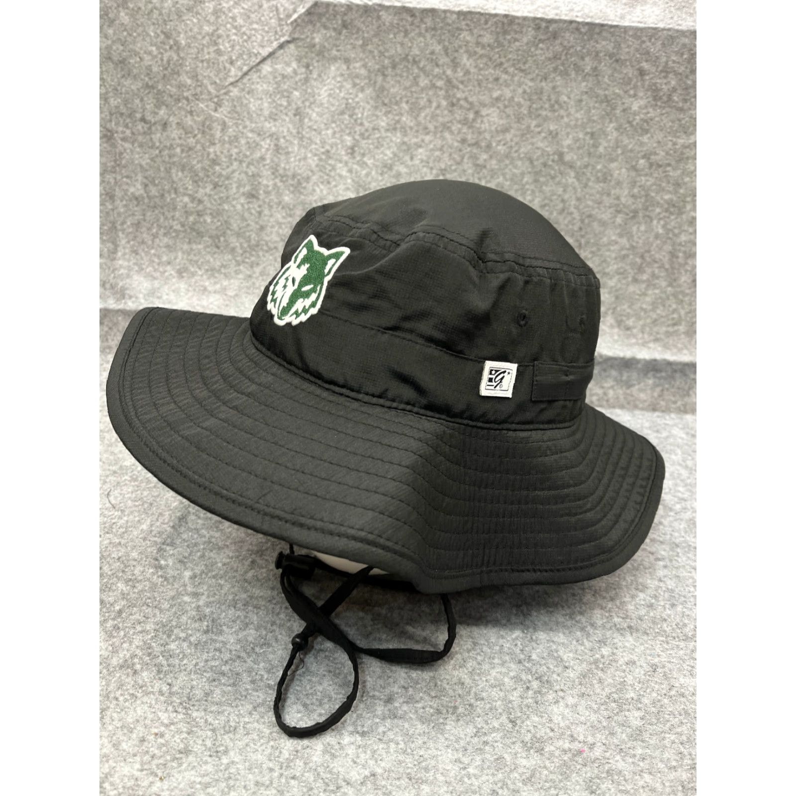 Vintage The Game Green Canyon Wolves The Game Sun Bucket Hat Adult One Size Black 100% Polyester Size ONE SIZE - 4 Thumbnail