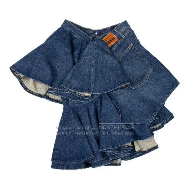 Junya Watanabe Junya Watanabe size XS Blue vintage denim design sense hal Size 23" - 3 Thumbnail