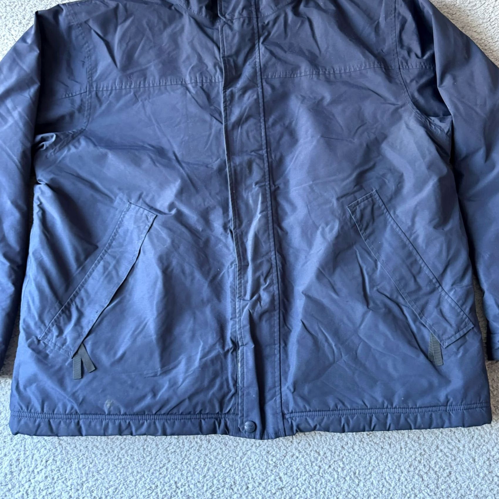 Vintage LL Bean Jacket Mens XL Blue Bomber Ski Sherpa Lined Nylon Outdoor Snow Jacket - Mens Size US XL / EU 56 / 4 - 7 Thumbnail