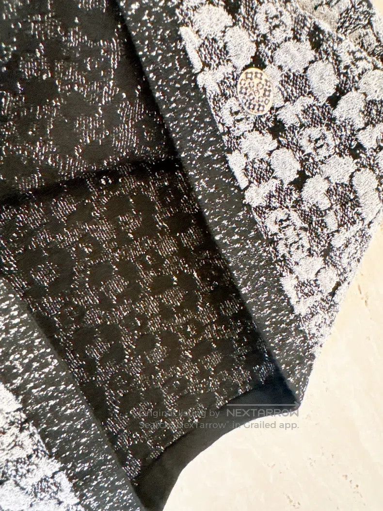 Chanel Chanel 23K autumn and winter black and silver camelia knit Size XS / US 0-2 / IT 36-38 - 7 Thumbnail
