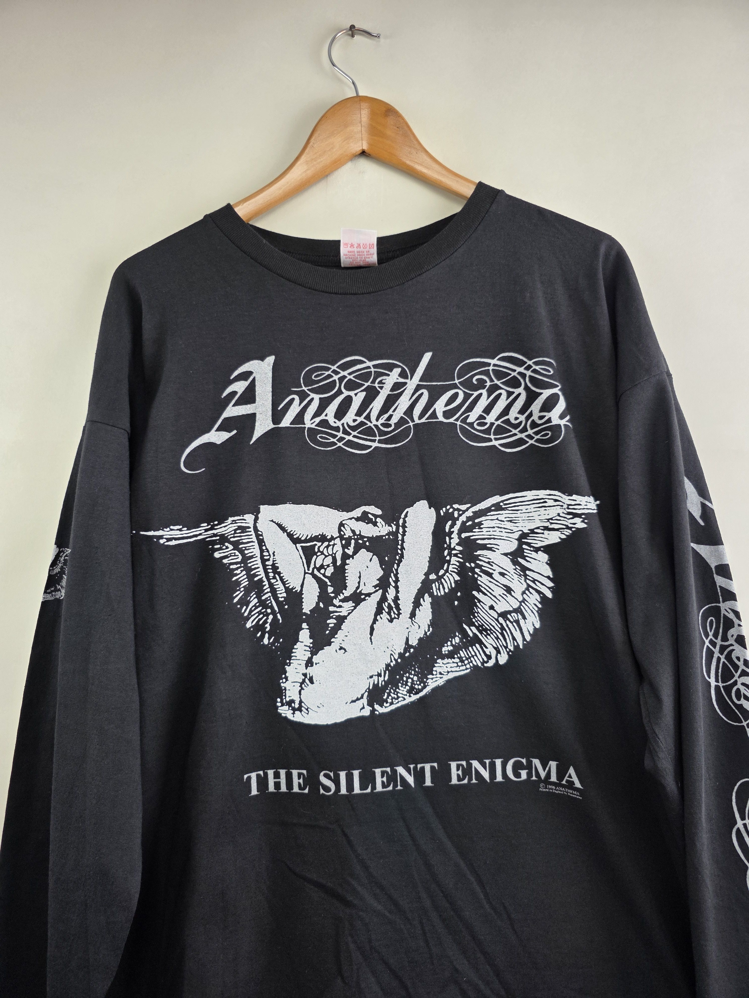Vintage 1996 Anathema The Silent enigma Long-sleeve XL 23.5" 30" Size US XL / EU 56 / 4 - 3 Thumbnail