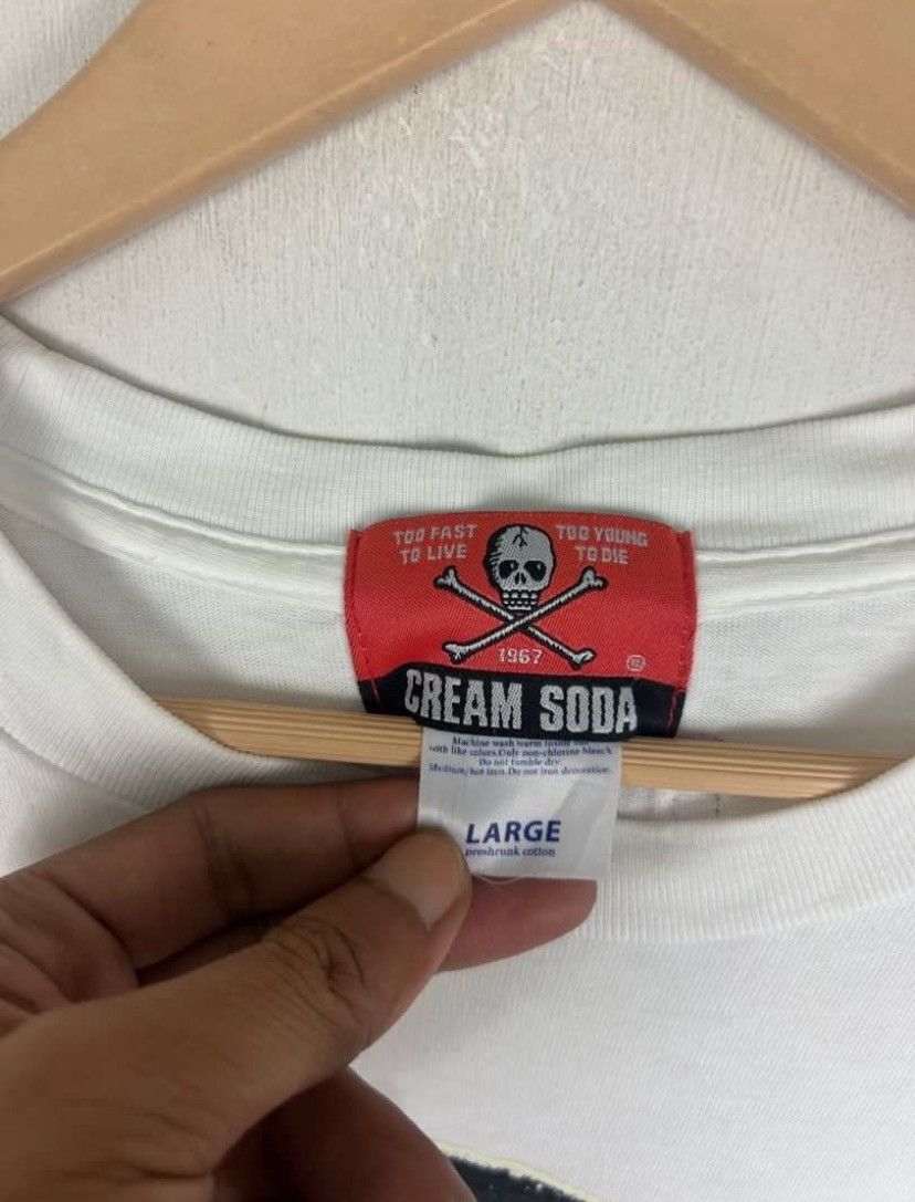 Japanese Brand Vintage Cream Soda X Pink Dragon Rocakbilly Garage T Shirt Size US L / EU 52-54 / 3 - 6 Thumbnail