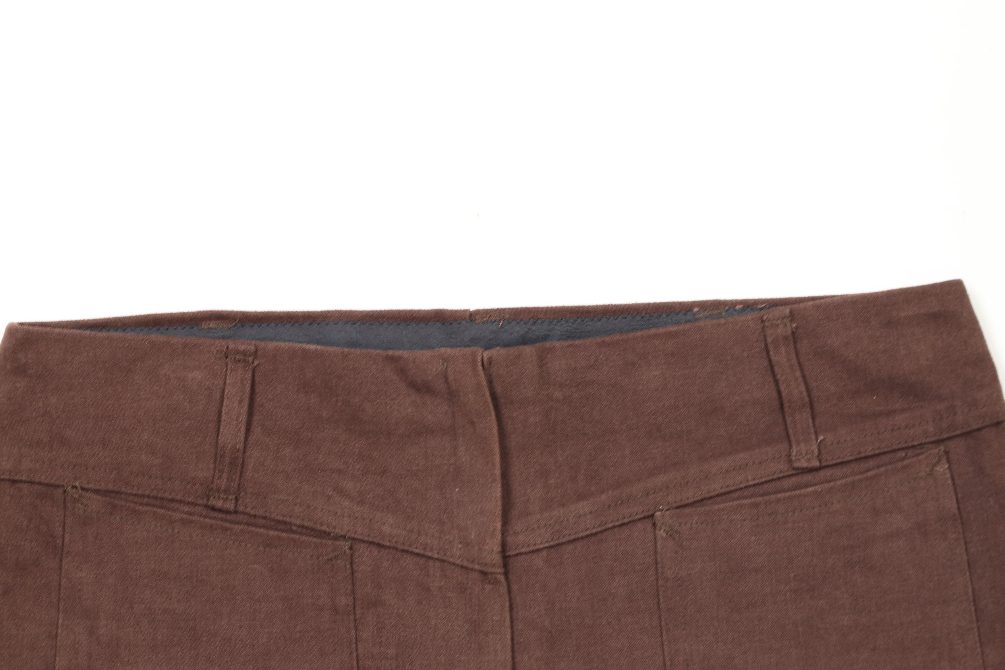 Vintage Vintage 70s Streetwear Chamois Cloth Booty Shorts Brown USA Size 32" / US 10 / IT 46 - 2 Thumbnail