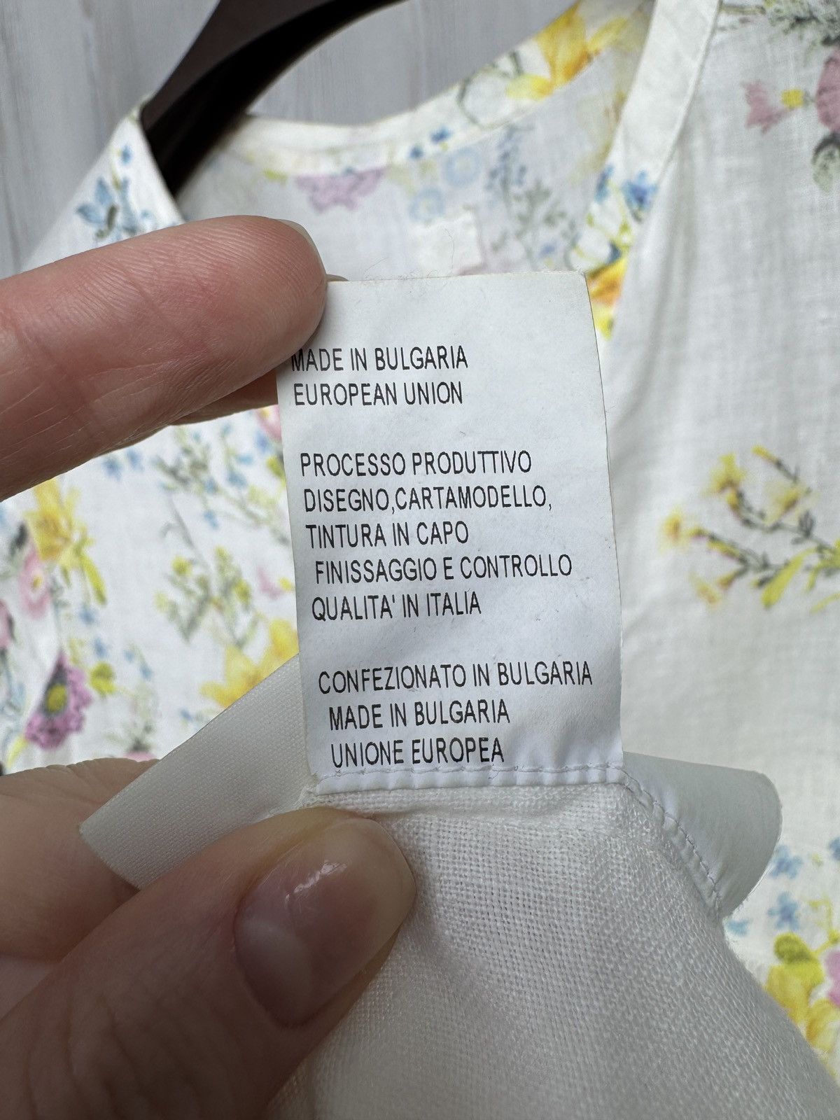 120% Lino 120% Lino Flax Linen floral flower pattern midi dress Size M / US 6-8 / IT 42-44 - 10 Thumbnail