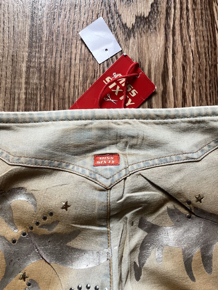 Miss Sixty Vintage Miss Sixty Jeans Flared Distressed 00s Low Rice Size 25" / US 0 / IT 36 - 10 Thumbnail