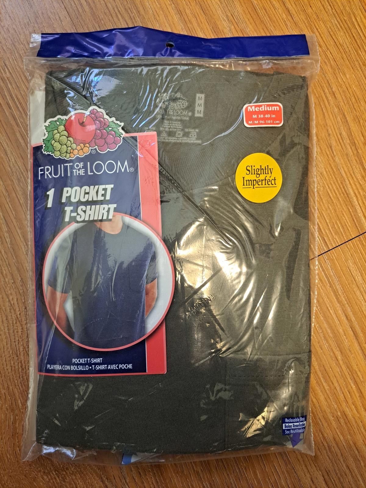 Fruit Of The Loom Fruit of the Loom Men's 1 Pocket T-Shirt Medium Gray Size US M / EU 48-50 / 2 - 1 Thumbnail