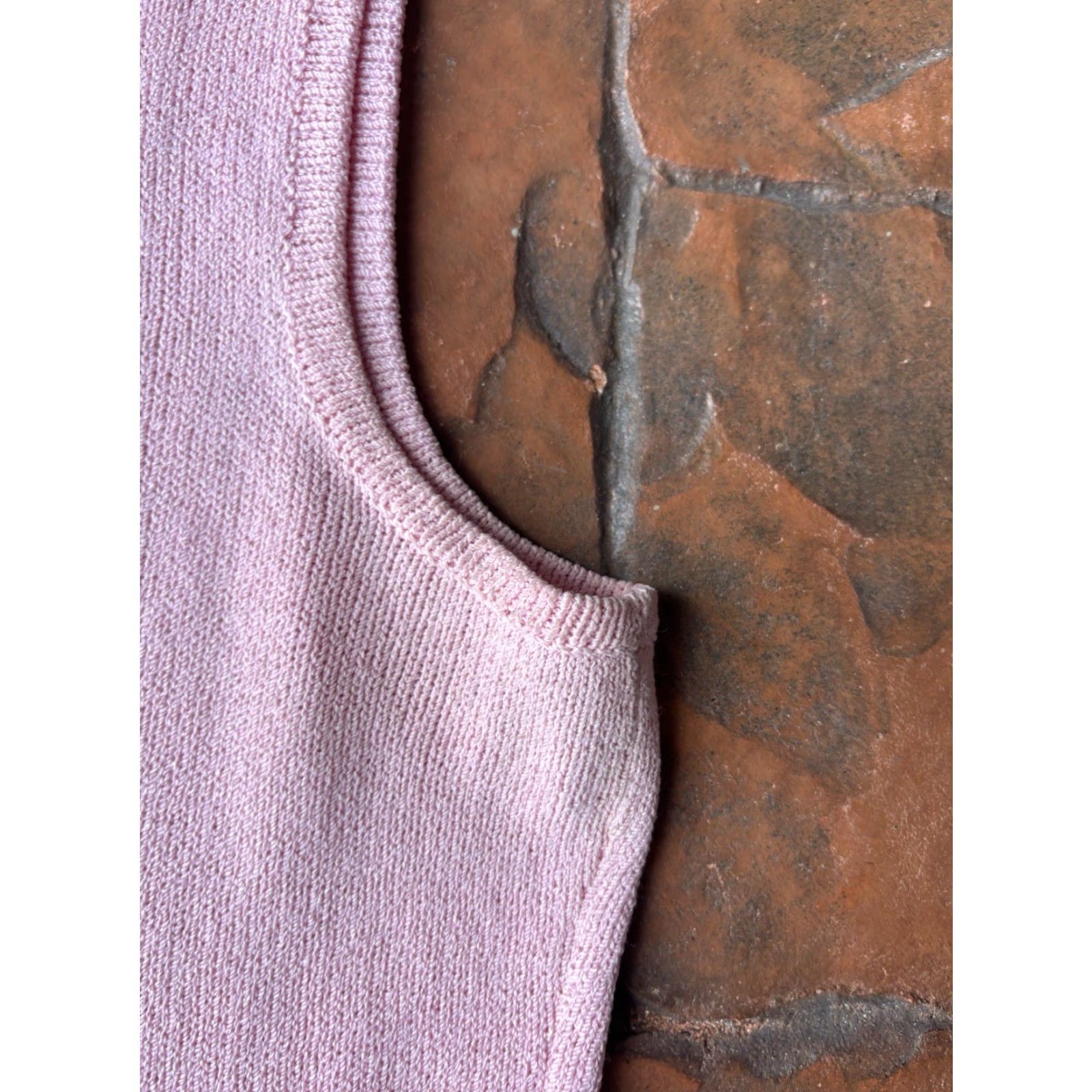 Vintage VINTAGE? Kourosh Pink Sleeves Cocktail Dress Womens 12 Barbie Dress Womens Short Pink Party/Cocktail Barbie Bodycon Tank Dress Round Neck Pullover Size XL / US 12-14 / IT 48-50 - 7 Thumbnail