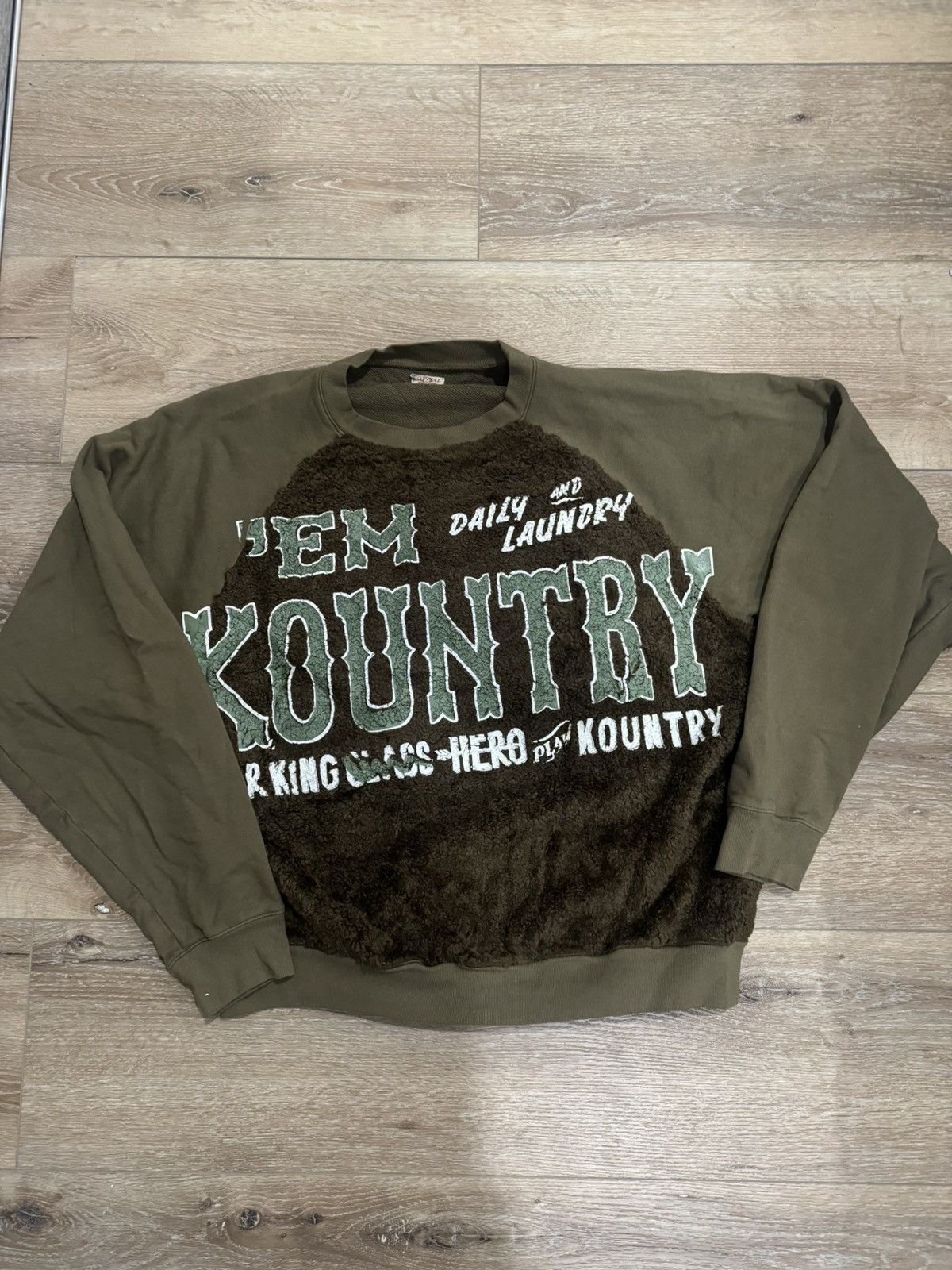 Kapital Kapital Fur Kountry Sweatshirt Size US XL / EU 56 / 4 - 1 Thumbnail