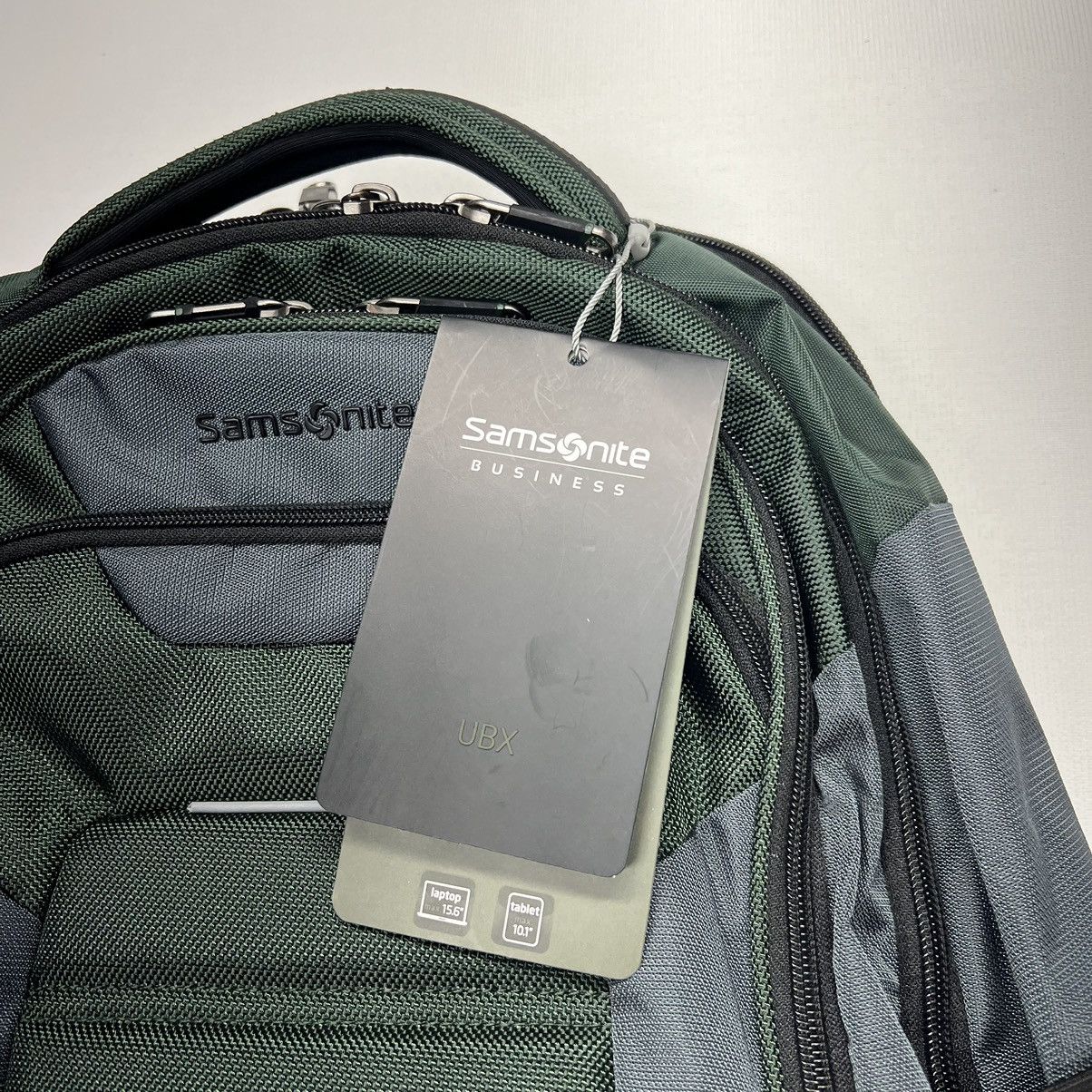 Samsonite NEW Samsonite Laptop Backpack Green Commuter Bag Zipper UBX Size ONE SIZE - 8 Thumbnail