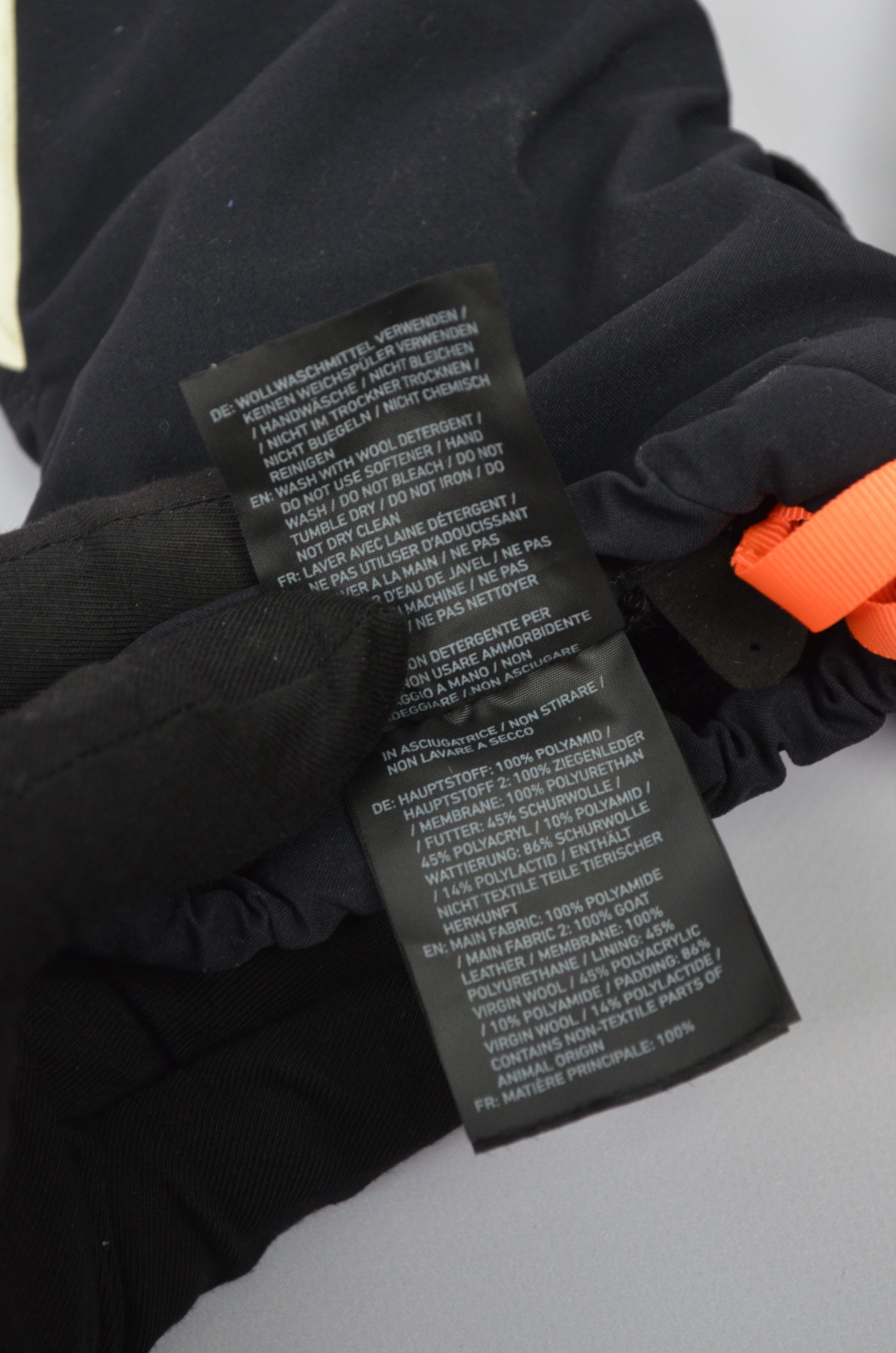 ORTOVOX Ortovox 100% Goat Leather Gloves Lined With 100% Virgin Wool Size ONE SIZE - 13 Thumbnail