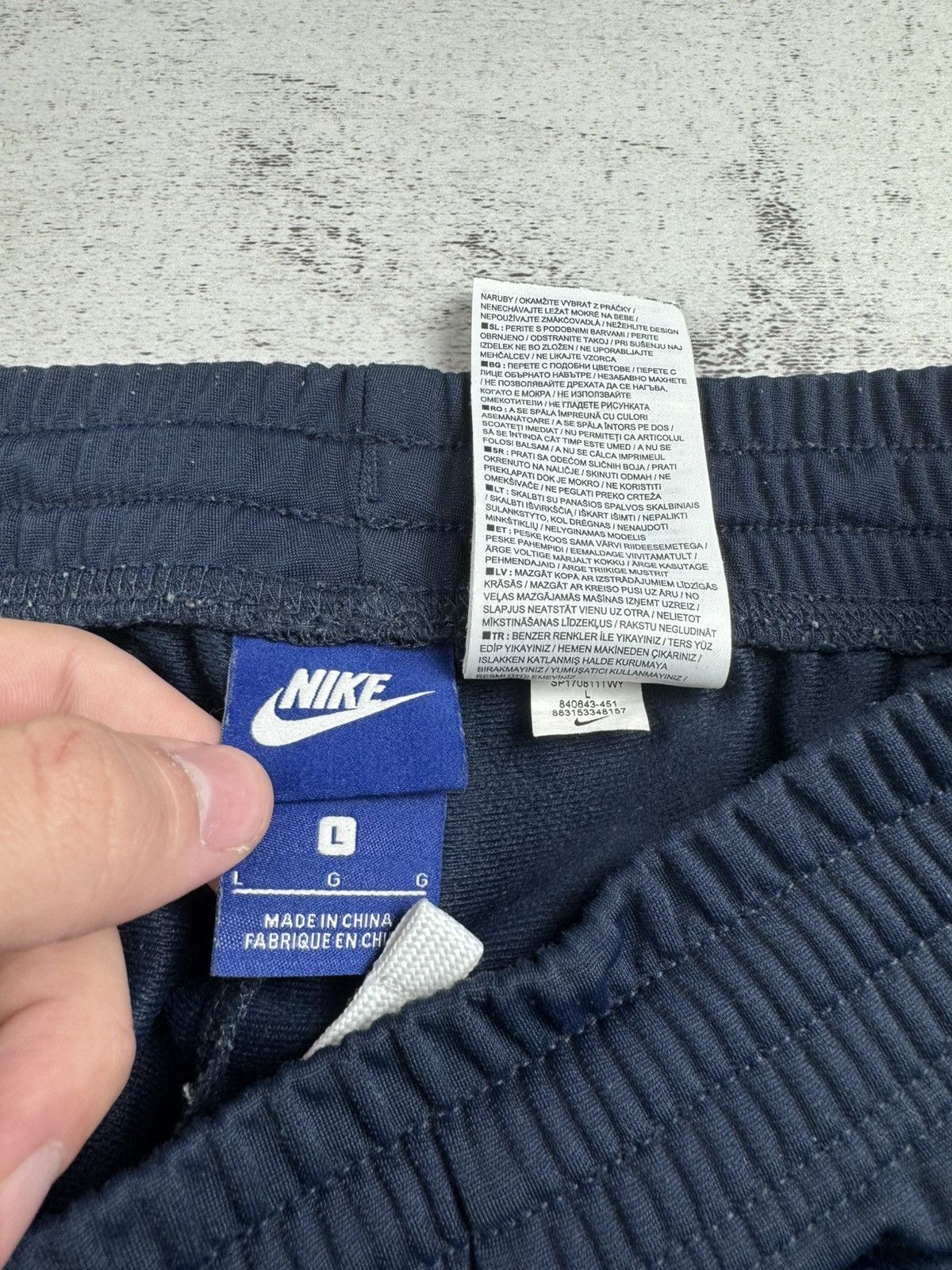 Nike Nike Blue NSW Mens Drill Track Relaxed Set Sweat Sport Rap Sweatshirt Pants Suit Size US L / EU 52-54 / 3 - 16 Thumbnail
