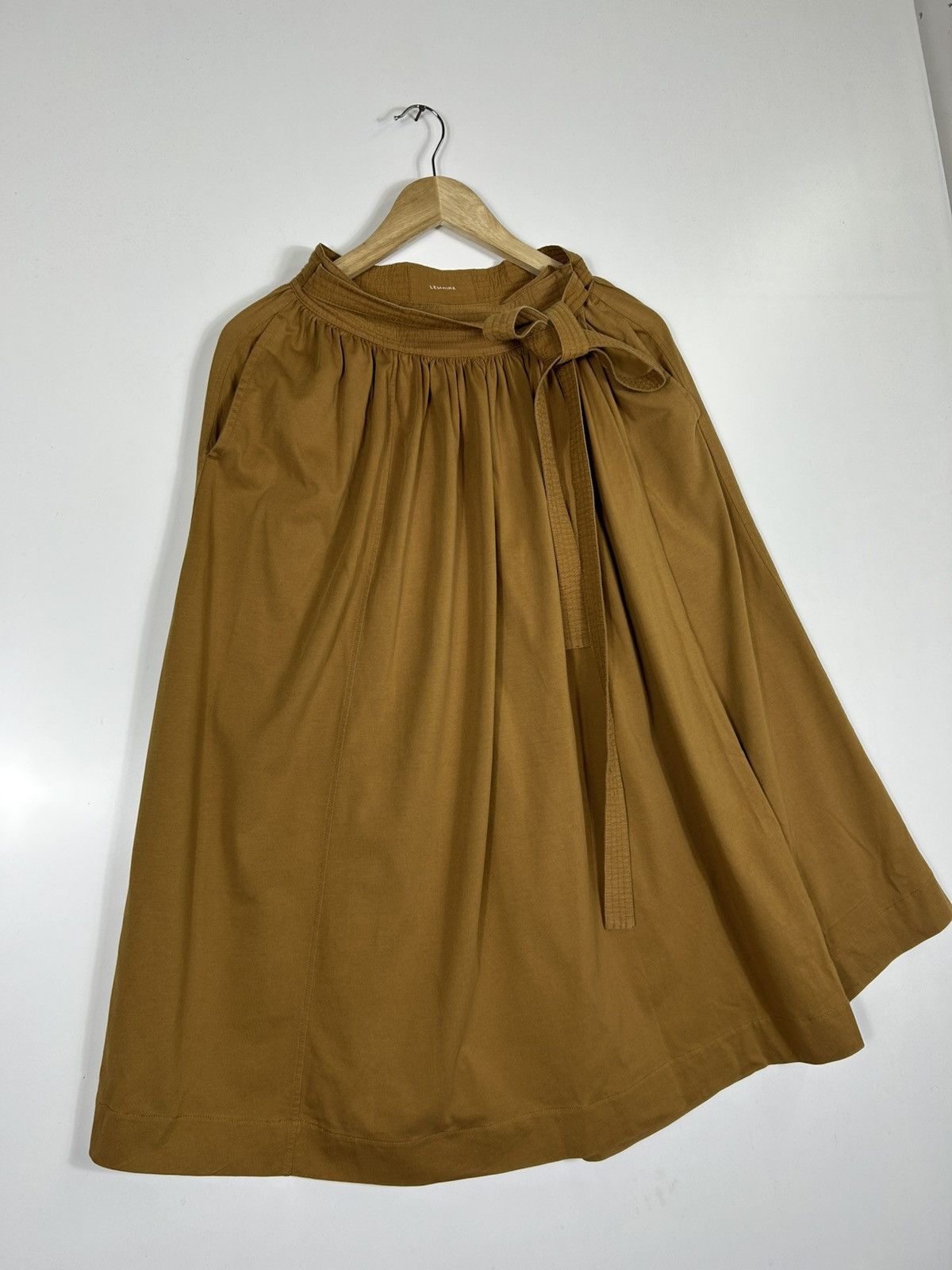 Lemaire Lemaire Cotton Wrap Midi Skirt Size 26" / US 2 / IT 38 - 2 Thumbnail