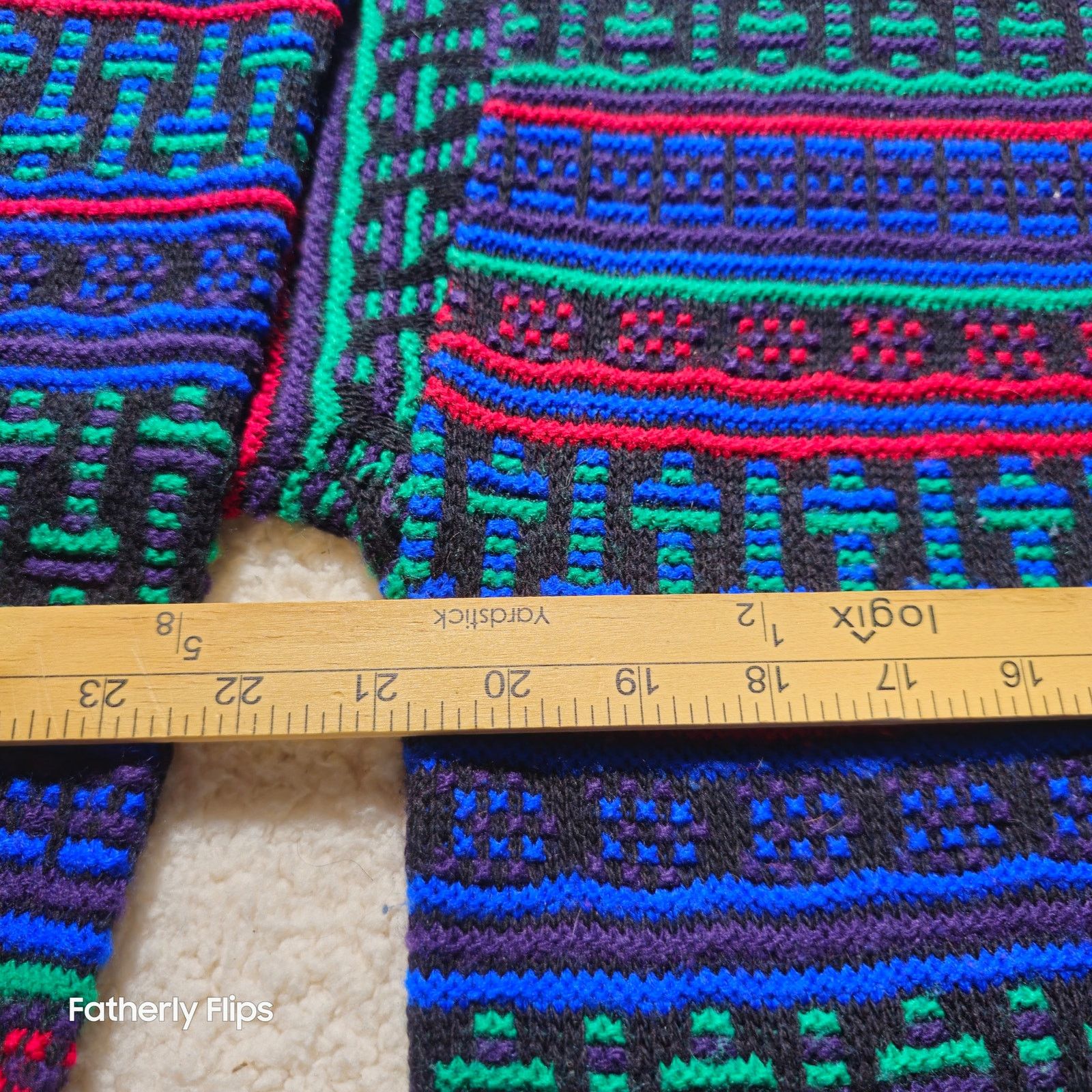 Robert Bruce Vintage Robert Bruce Geometric Knit Sweater Mens M USA Made Size US M / EU 48-50 / 2 - 11 Thumbnail