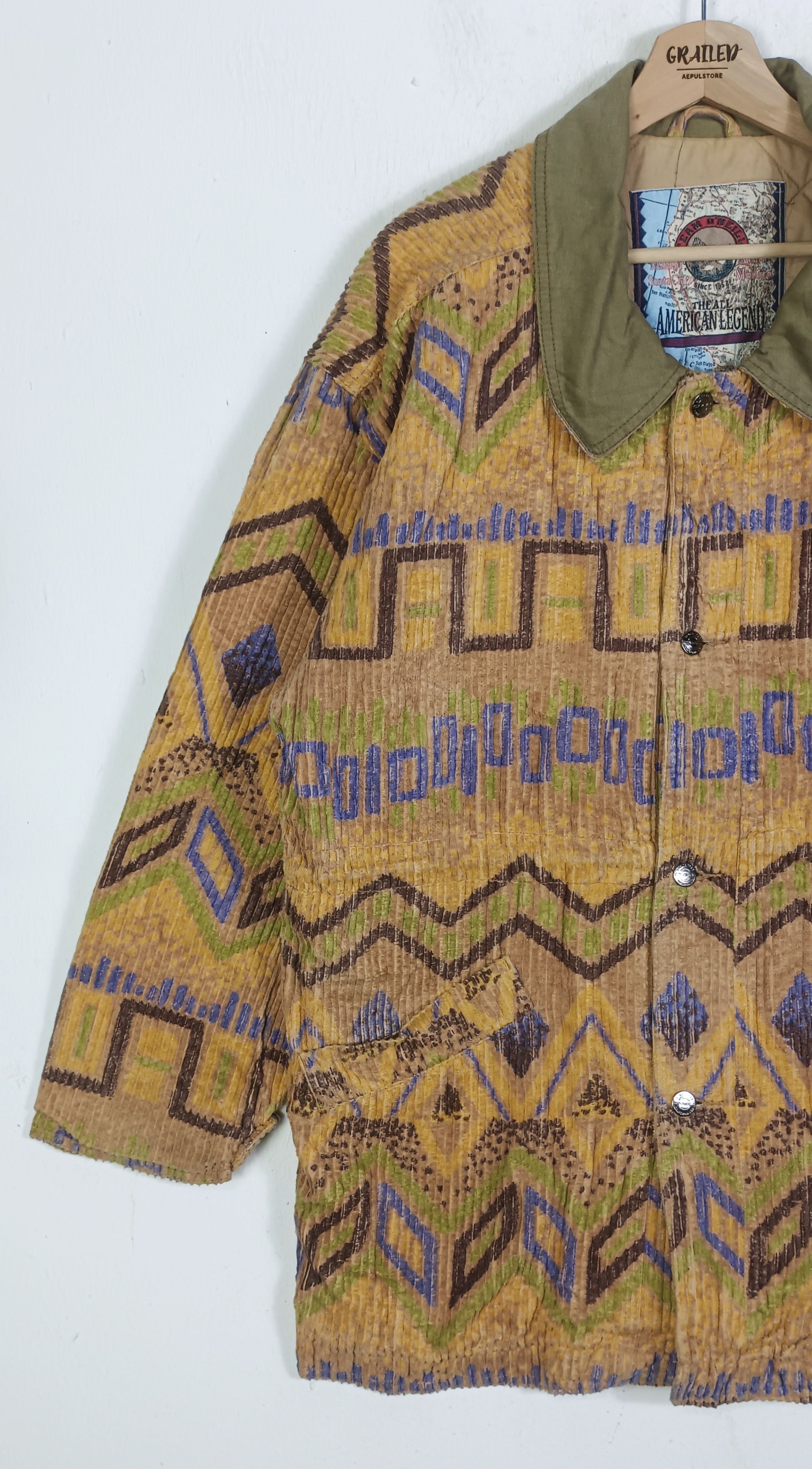 O'Neill Oneil American Lagend Navajo Corduroy Jacket Aztec Size US XL / EU 56 / 4 - 7 Thumbnail