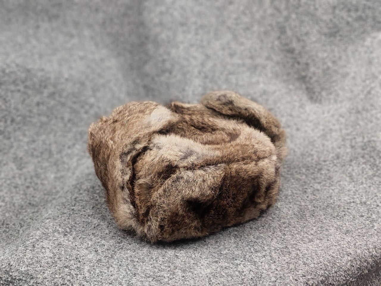 If Six Was Nine Vintage Crazy Ushanka Hat of natural Beige Fur Y2K Style Size ONE SIZE - 4 Thumbnail