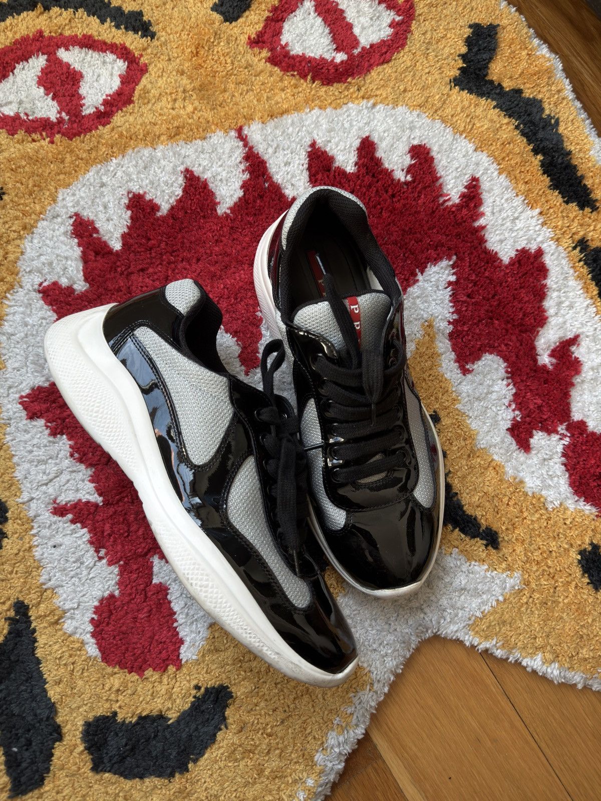 Prada PRADA CUPS BLACK GREY Size US 8 / EU 41 - 1 Thumbnail