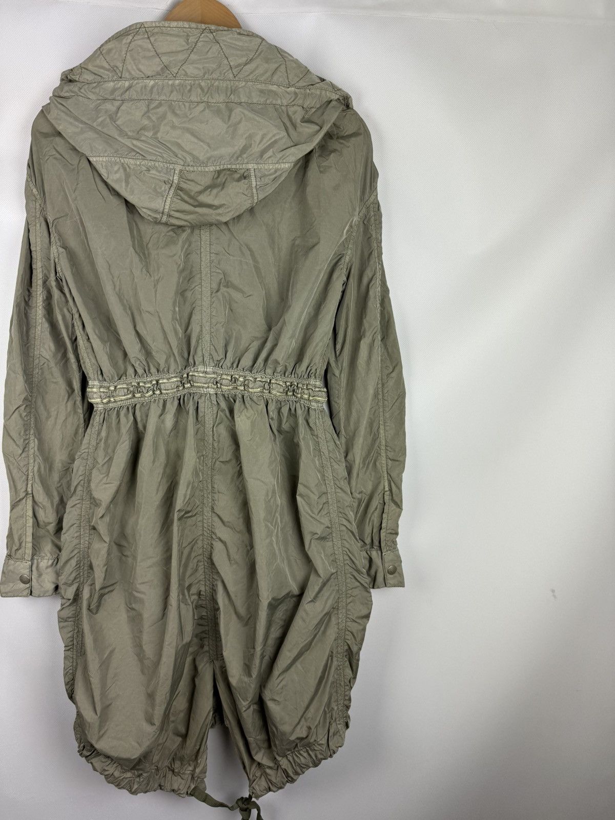 Diesel × Vintage Diesel Vintage Y2K Ladies Nylon Fishtail Hooded Parka Jacket Size M / US 6-8 / IT 42-44 - 12 Thumbnail