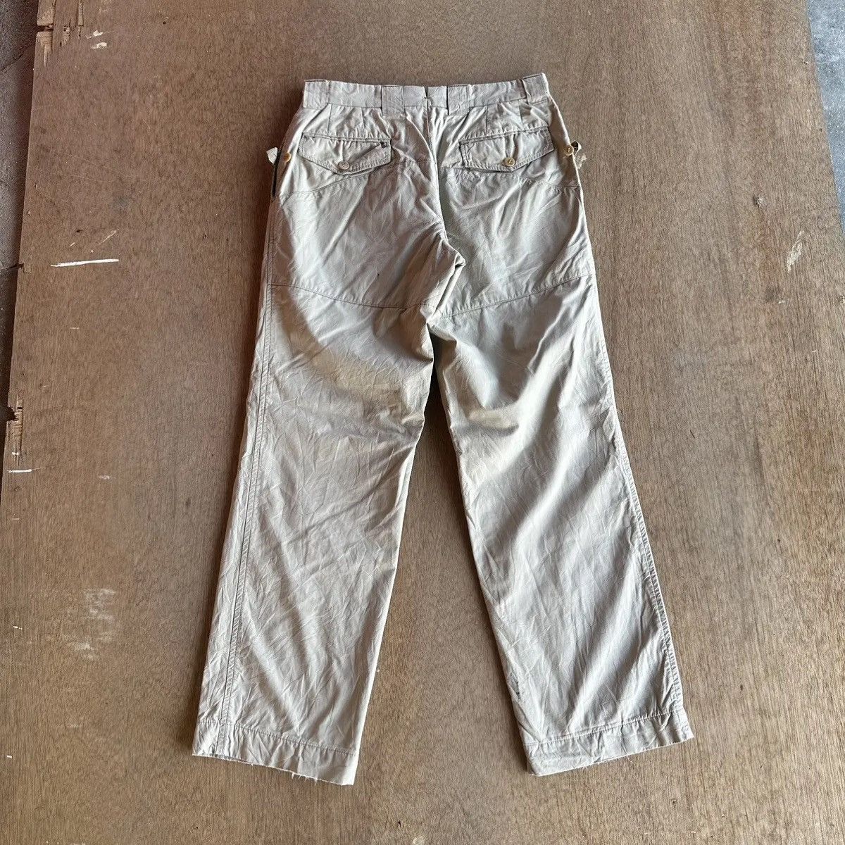 Japanese Brand LACQUER CO. TAILOR KHAKI BLANK TROUSERS PANTS W28 Size US 28 / EU 44 - 9 Thumbnail