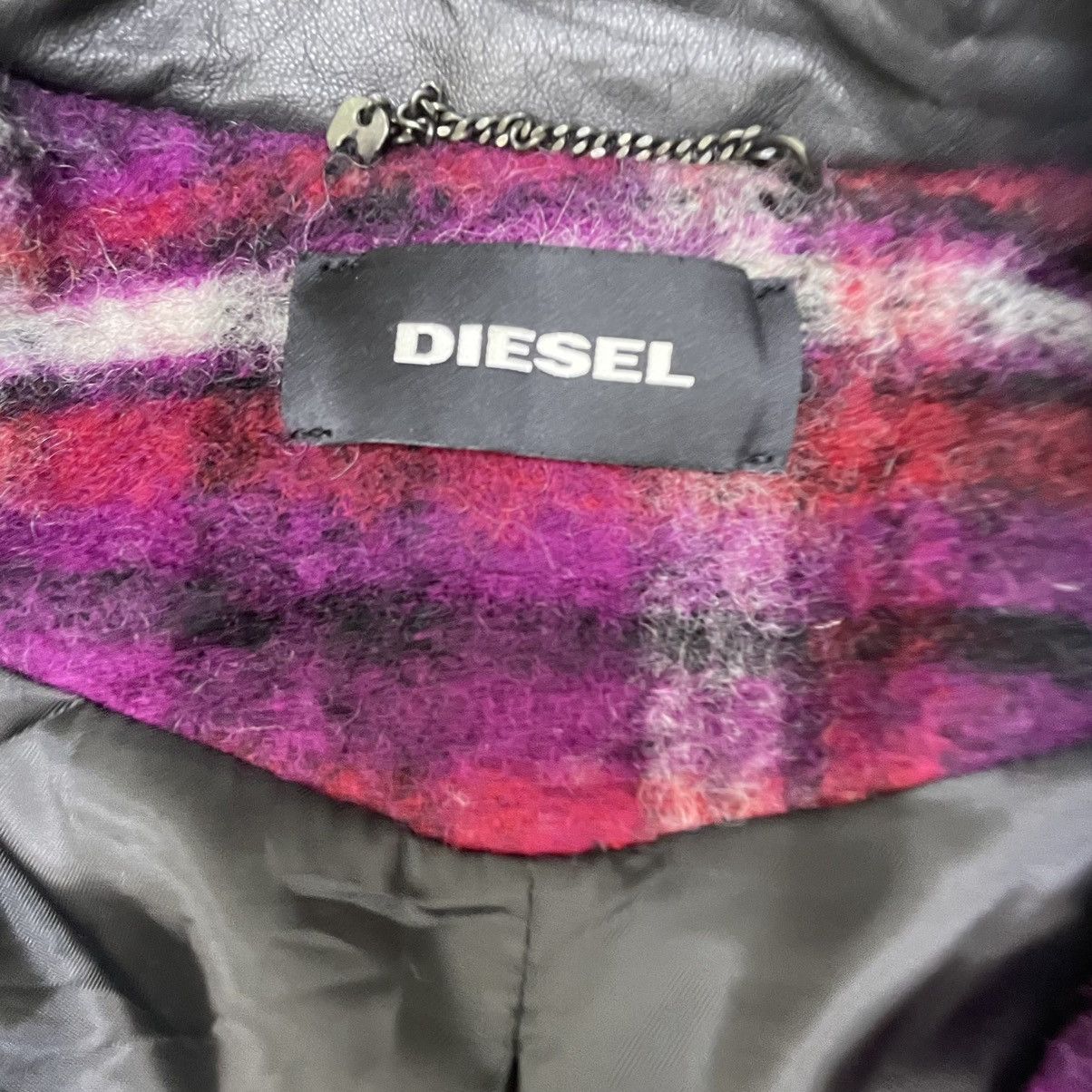 Diesel 💥Nice Design Diesel Asymmetrical Zip Double Breast Mohair Size M / US 6-8 / IT 42-44 - 8 Thumbnail
